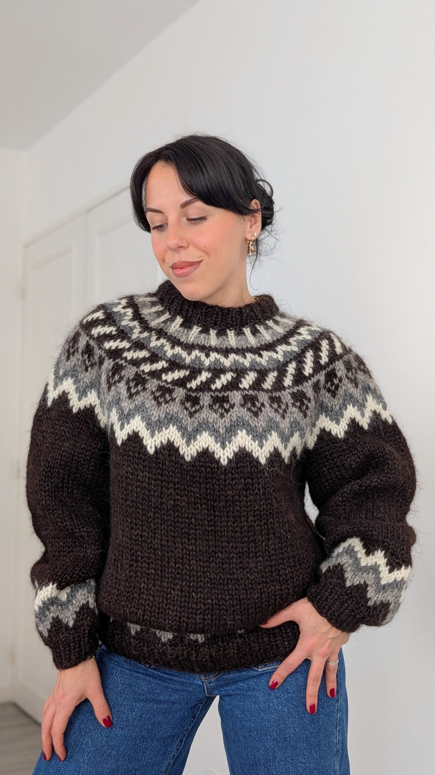 Pull islandais pure laine T40-42