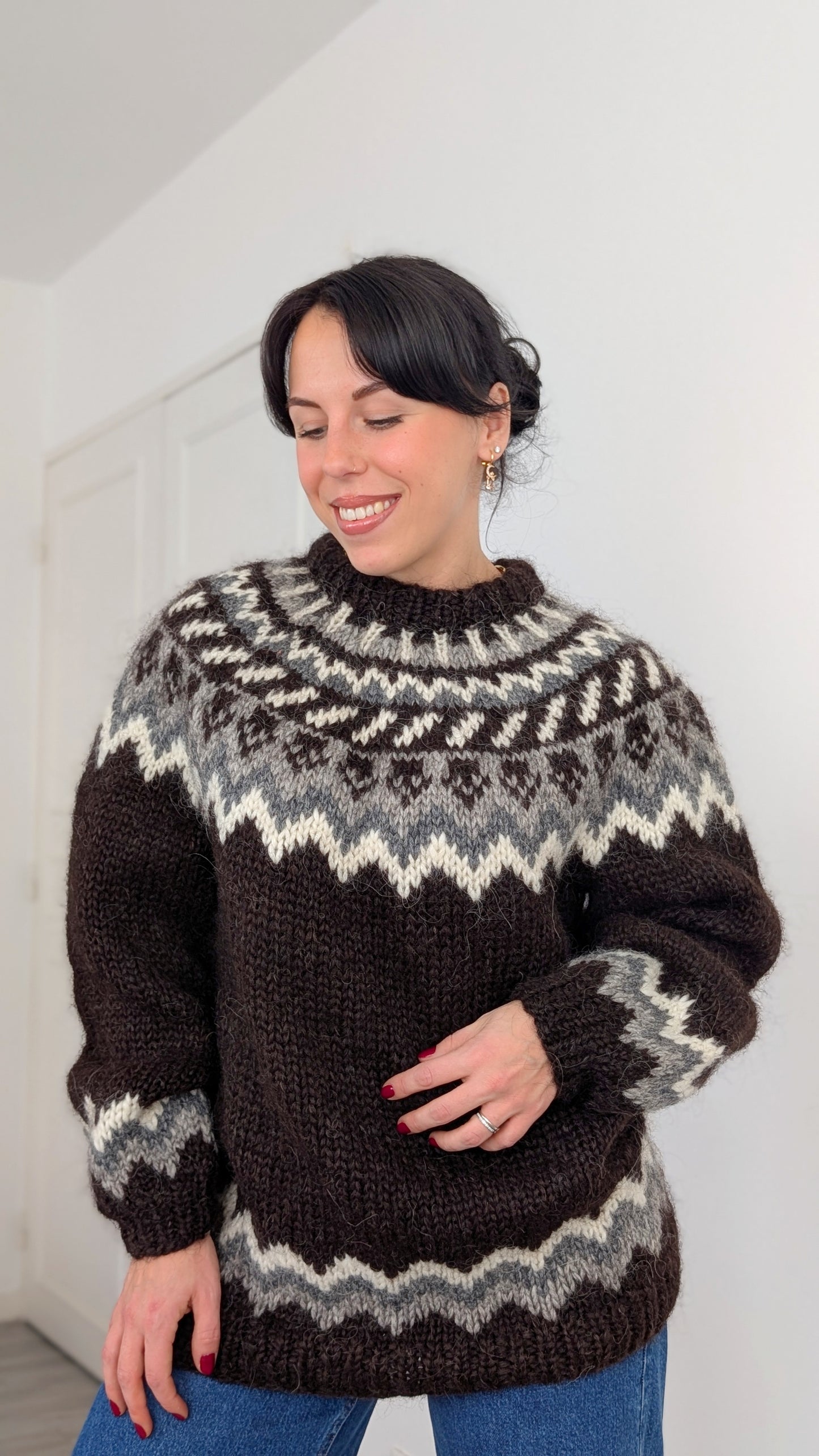 Pull islandais pure laine T40-42