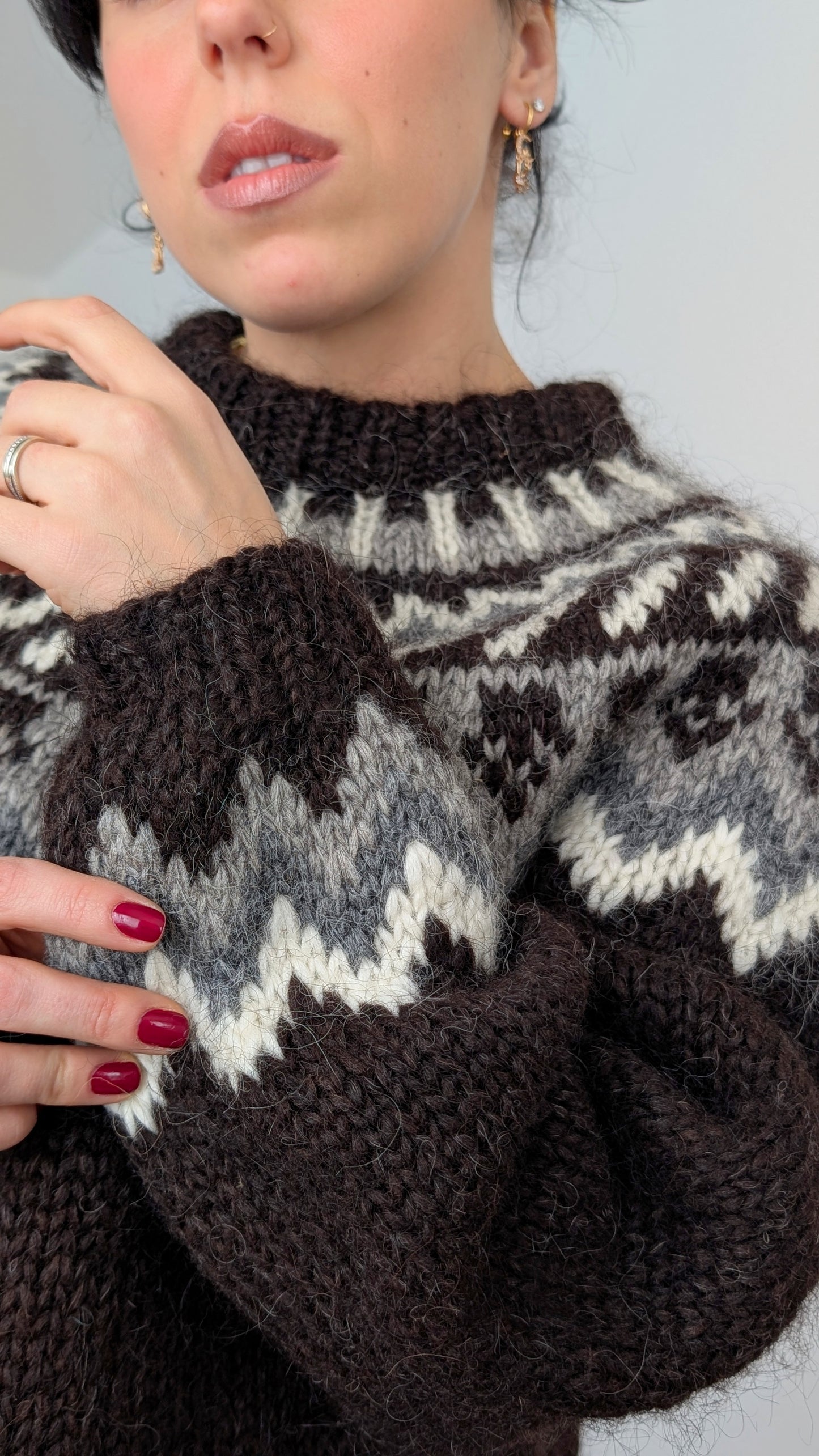 Pull islandais pure laine T40-42