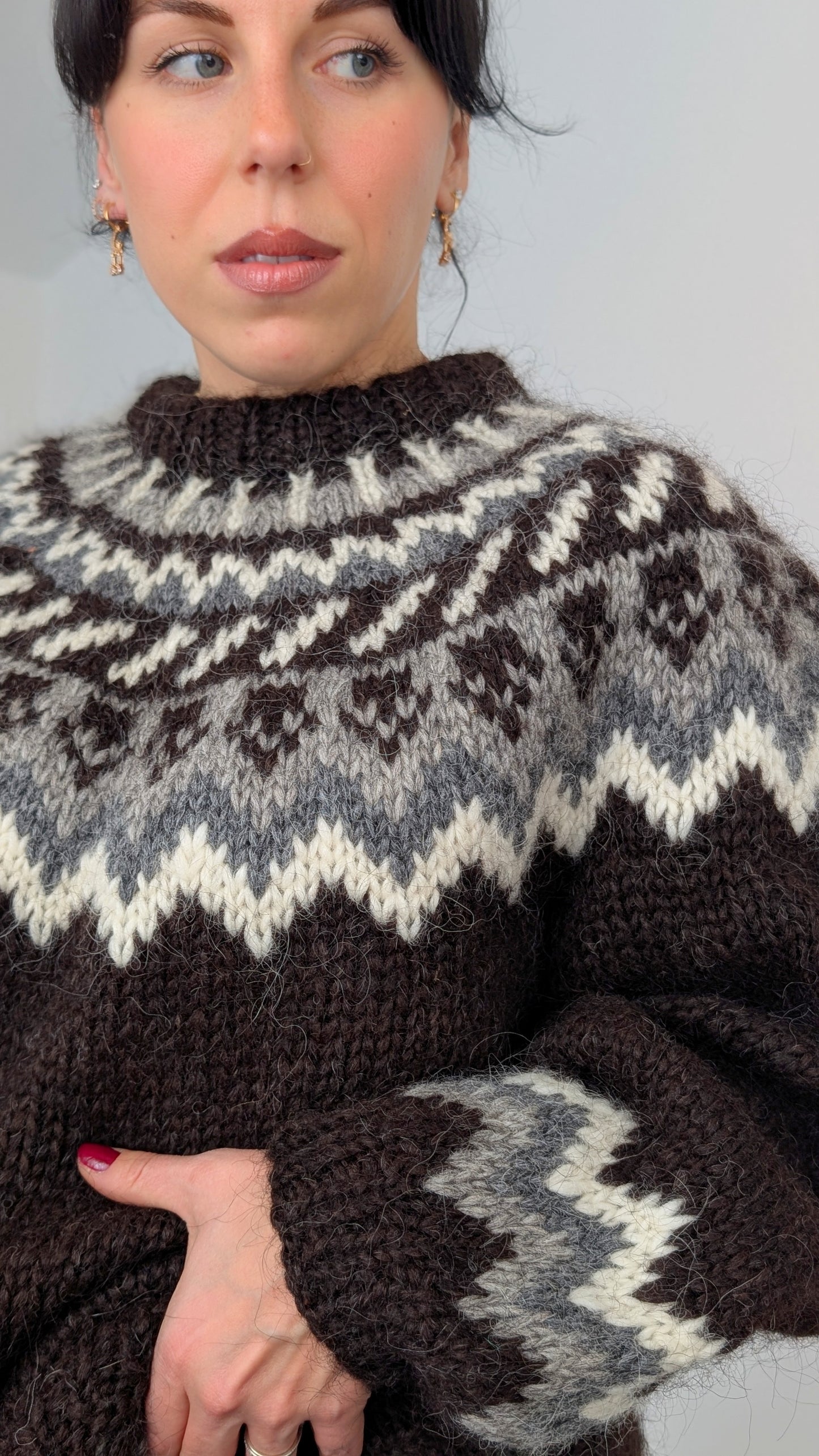 Pull islandais pure laine T40-42