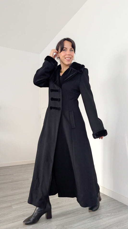 Manteau laine et cachemire T38