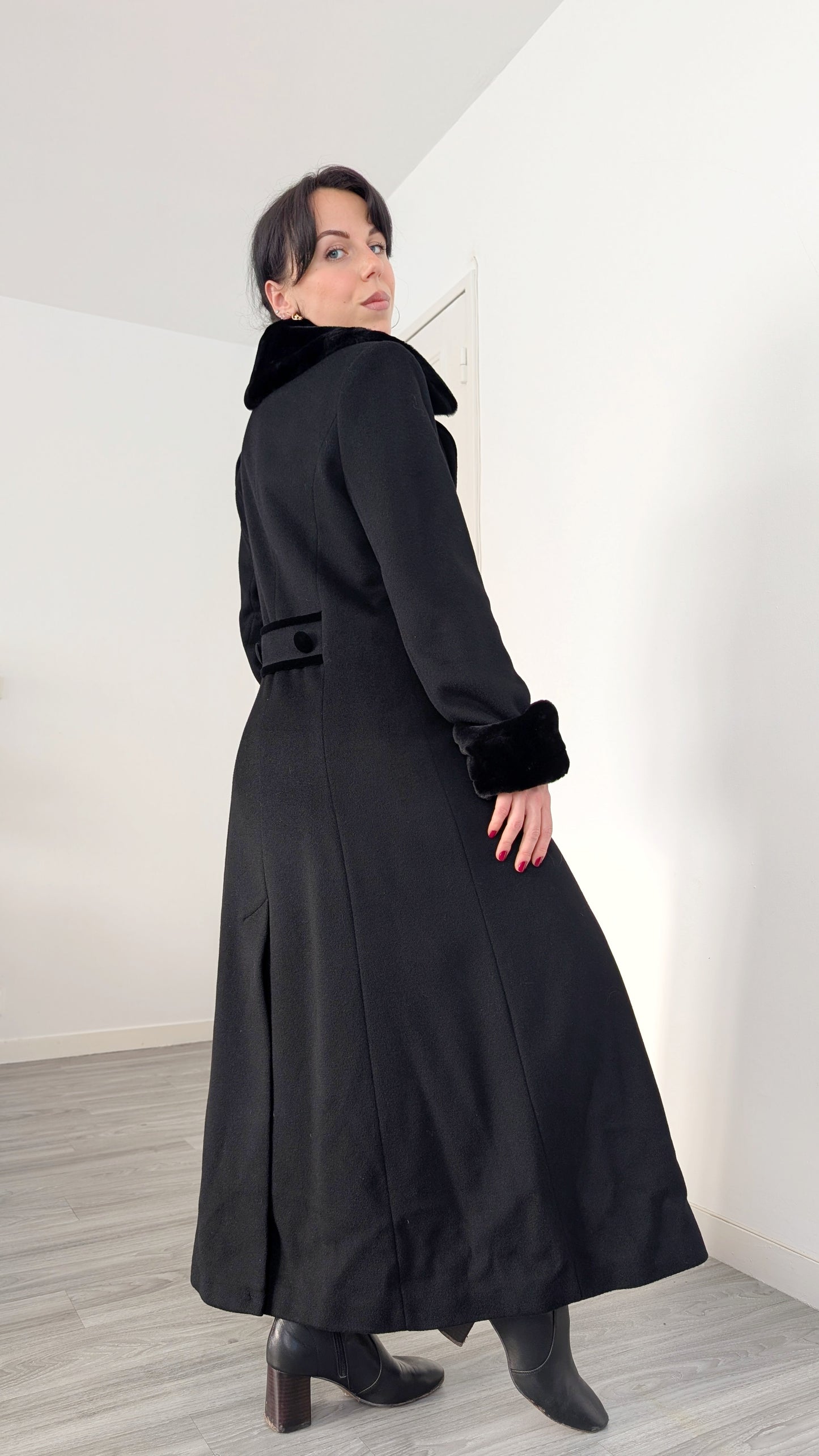 Manteau laine et cachemire T38