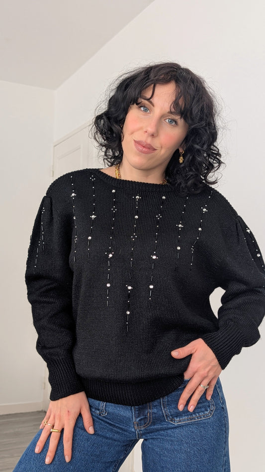 Pull laine douce 80s T38-40