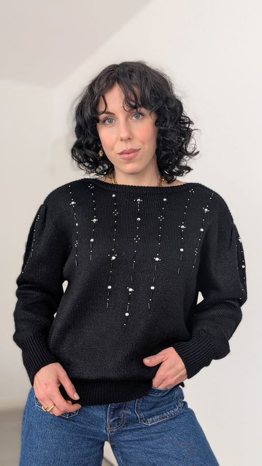 Pull laine douce 80s T38-40