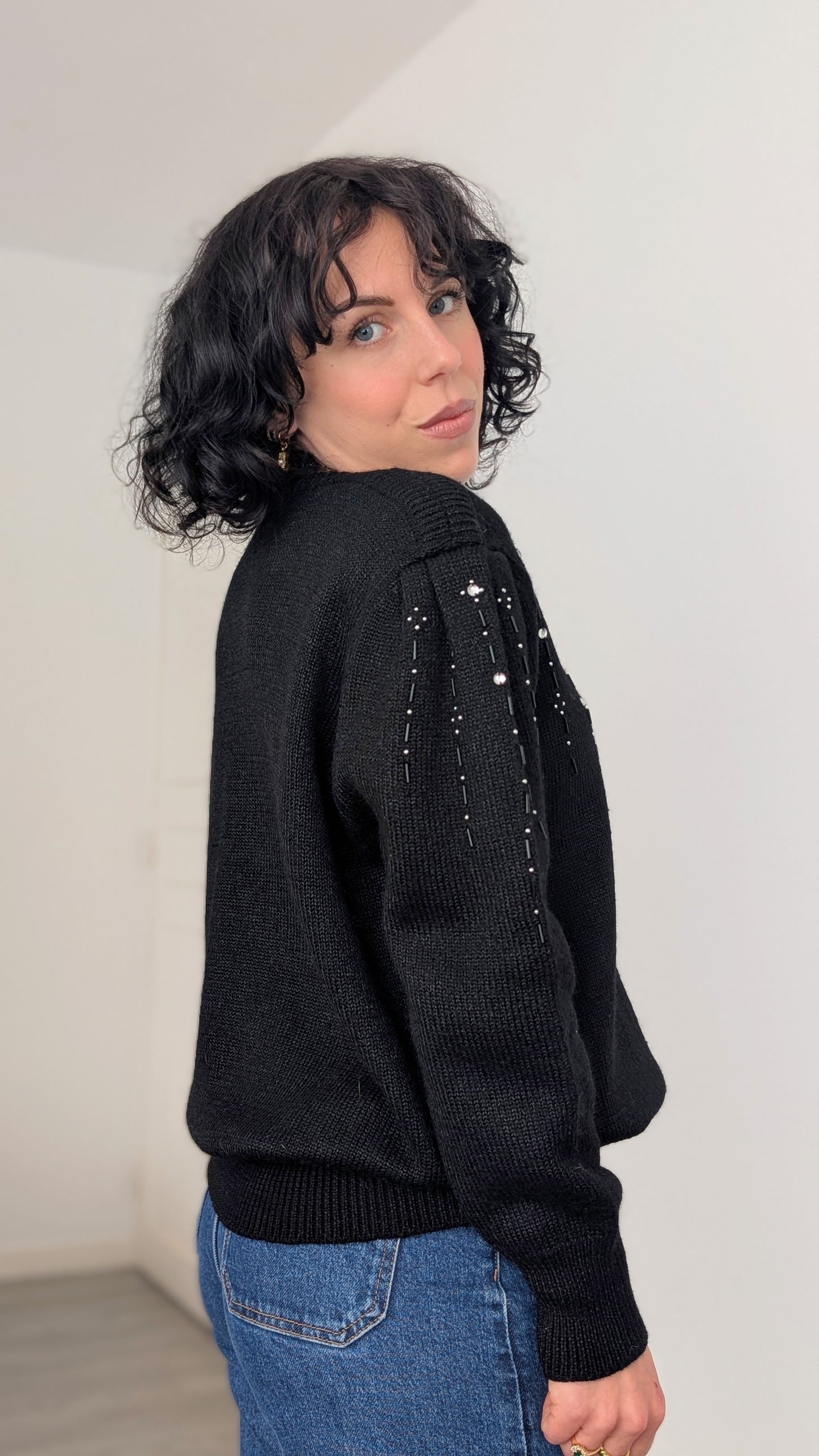 Pull laine douce 80s T38-40