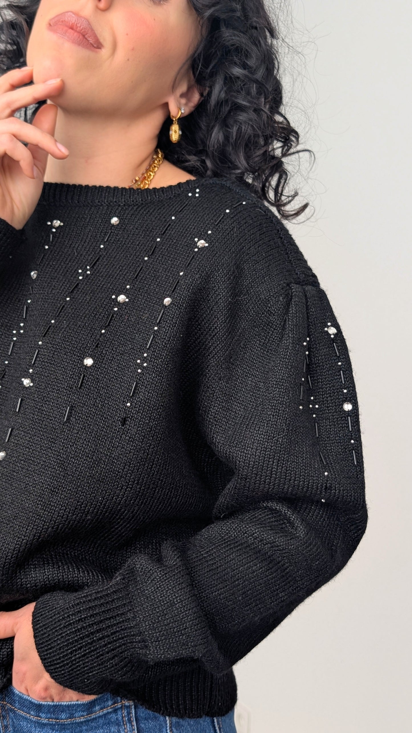 Pull laine douce 80s T38-40