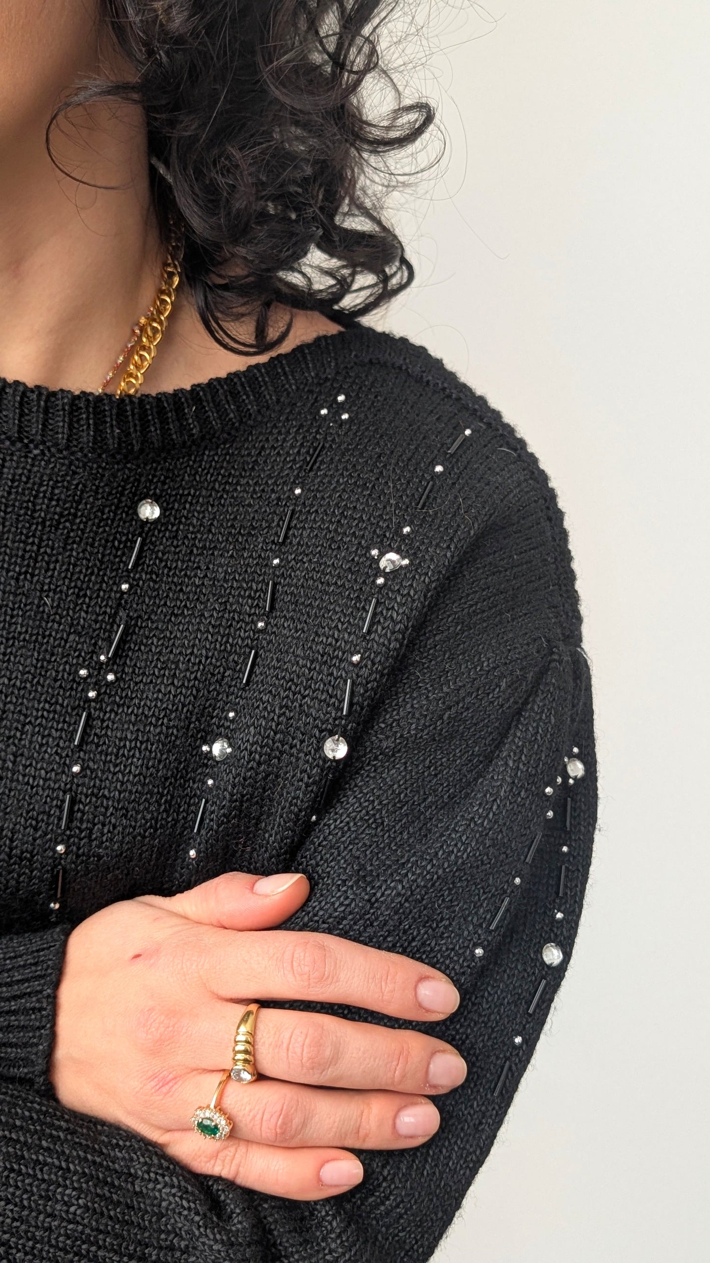 Pull laine douce 80s T38-40