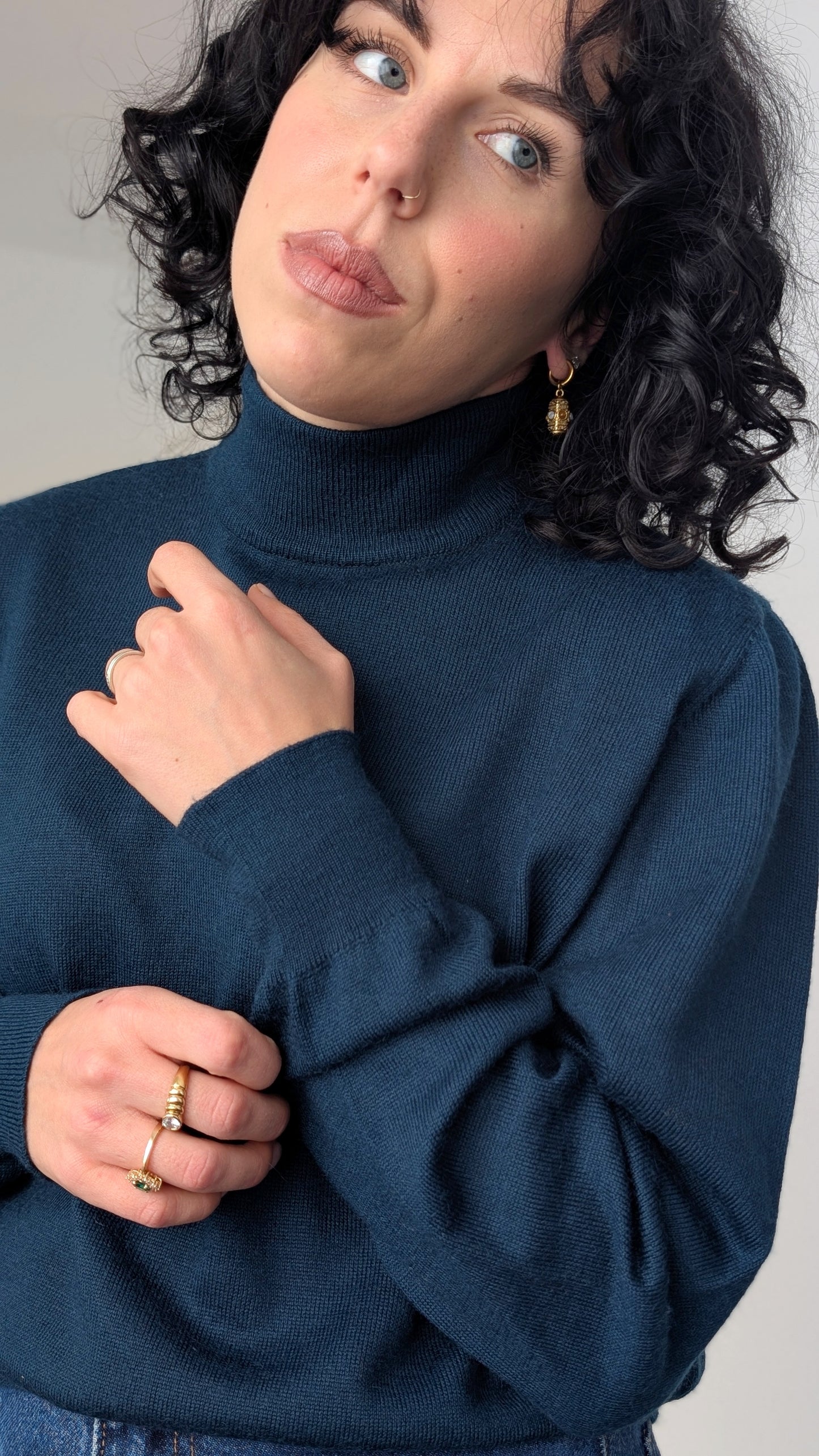 Pull col montant laine douce T38-40