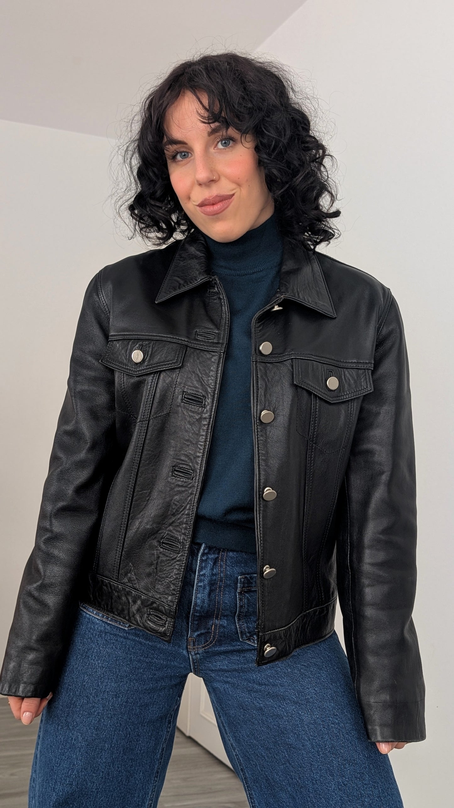 Veste/bombers cuir T38-40