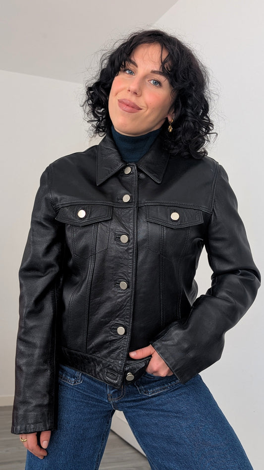 Veste/bombers cuir T38-40