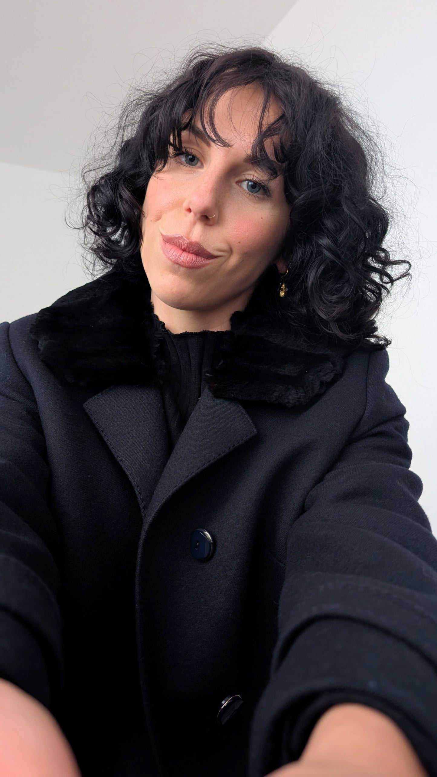 Manteau 60s pure laine T40-42