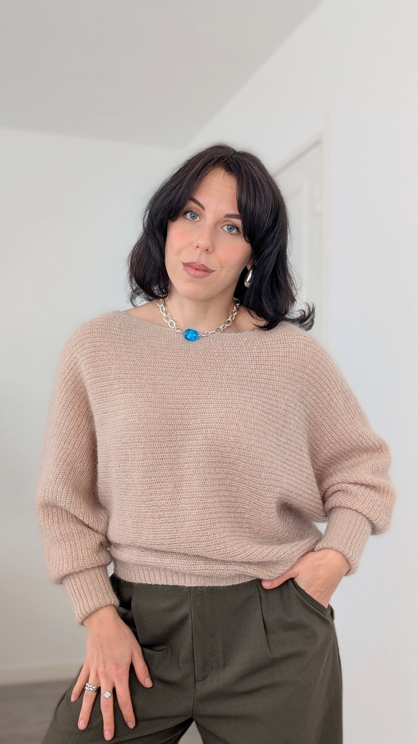 Pull mohair et cachemire du 34 au 44