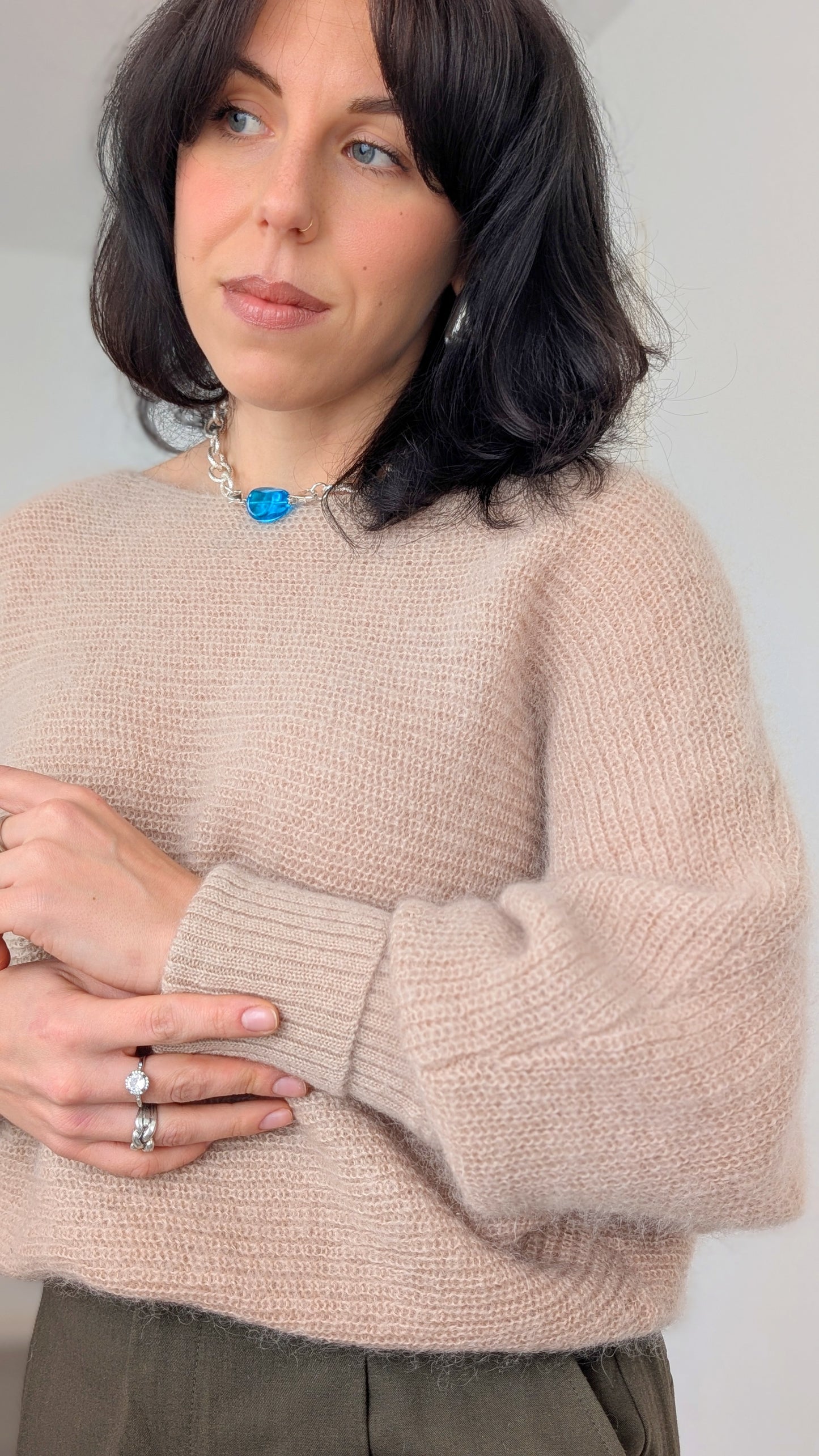 Pull mohair et cachemire du 34 au 44