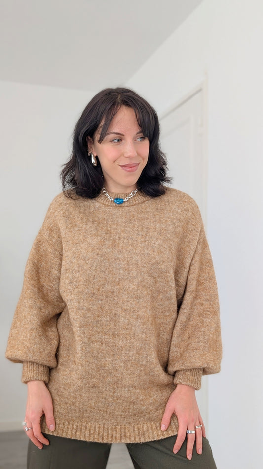 Pull en laine et mohair 2nde main T38-40