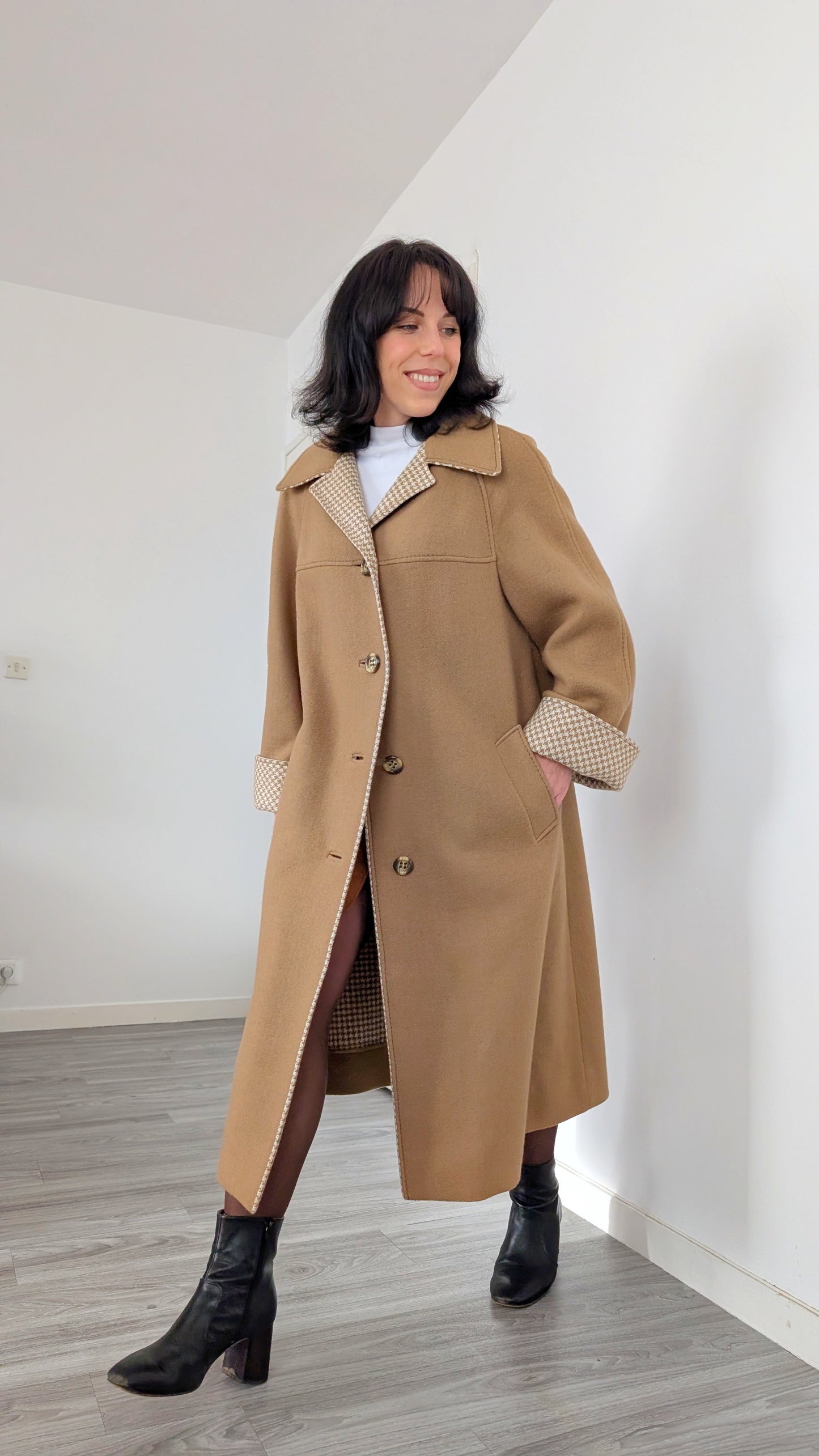 Manteau laine T 38-40
