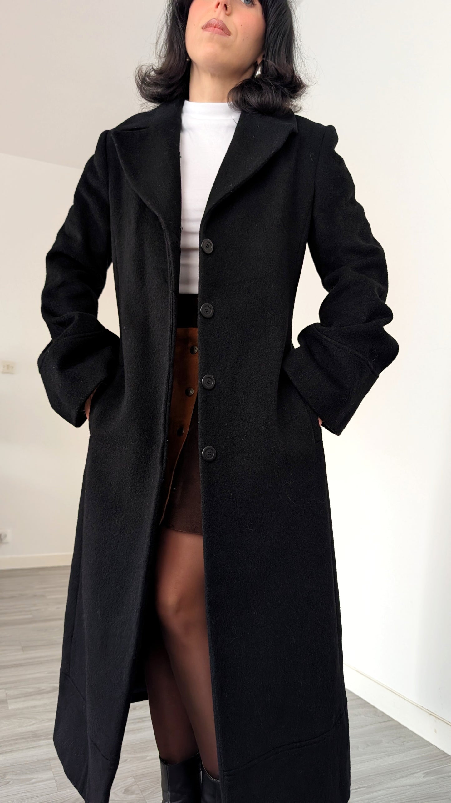 Manteau laine et mohair T38-40