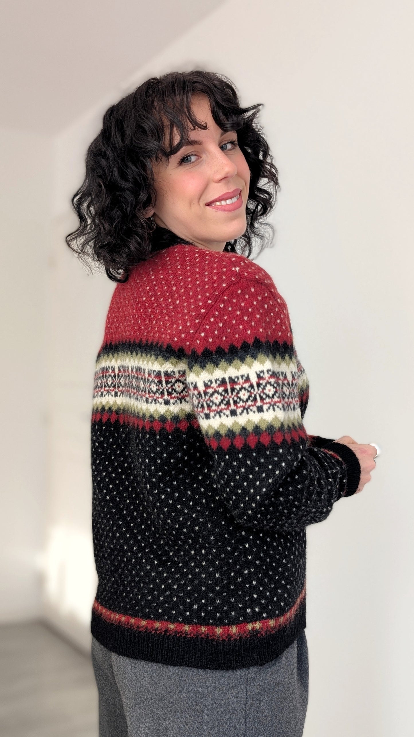 Pull d'hiver pure laine T36/38