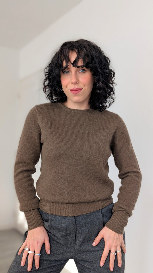 Pull laine d'agneau et angora T36