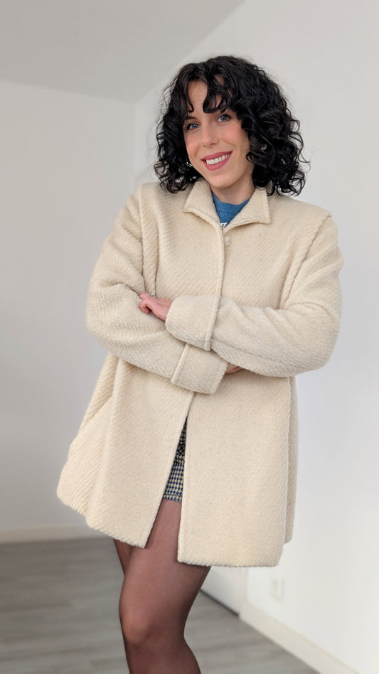 Manteau laine 60s T40