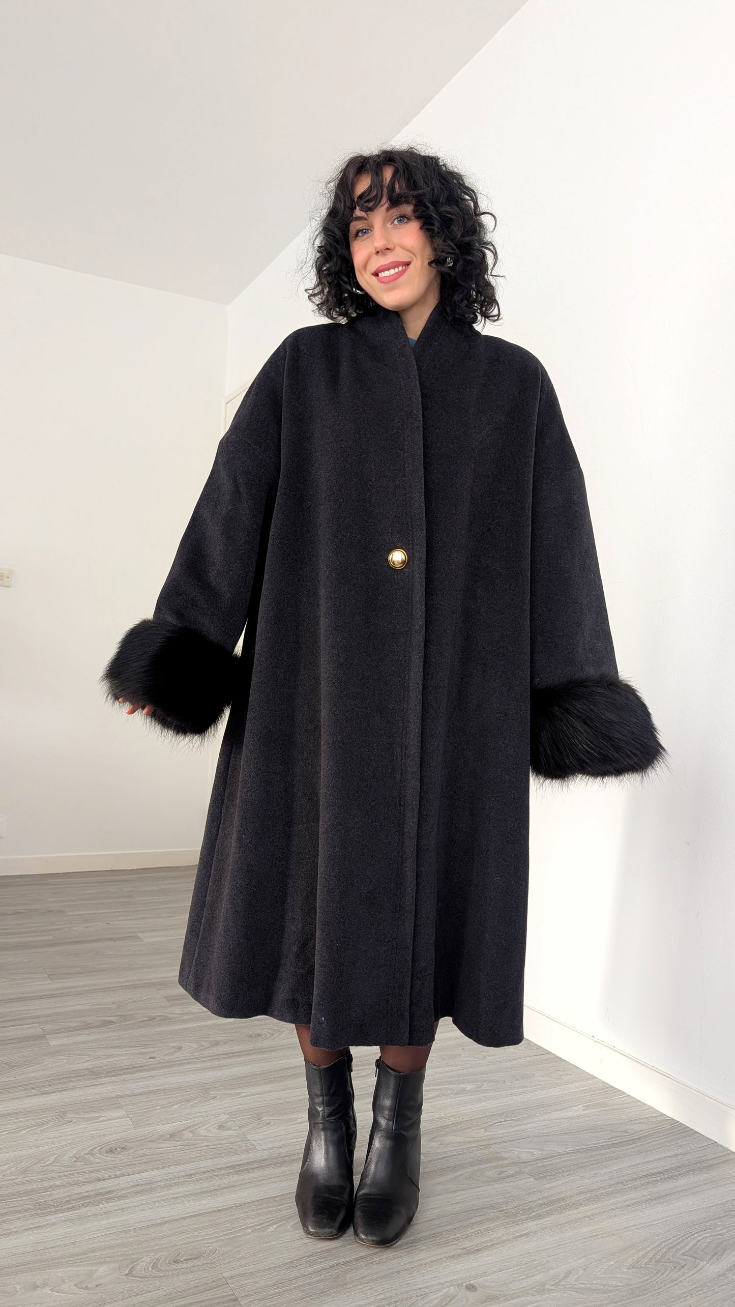 Manteau laine et cachemire italien du 40 au 44