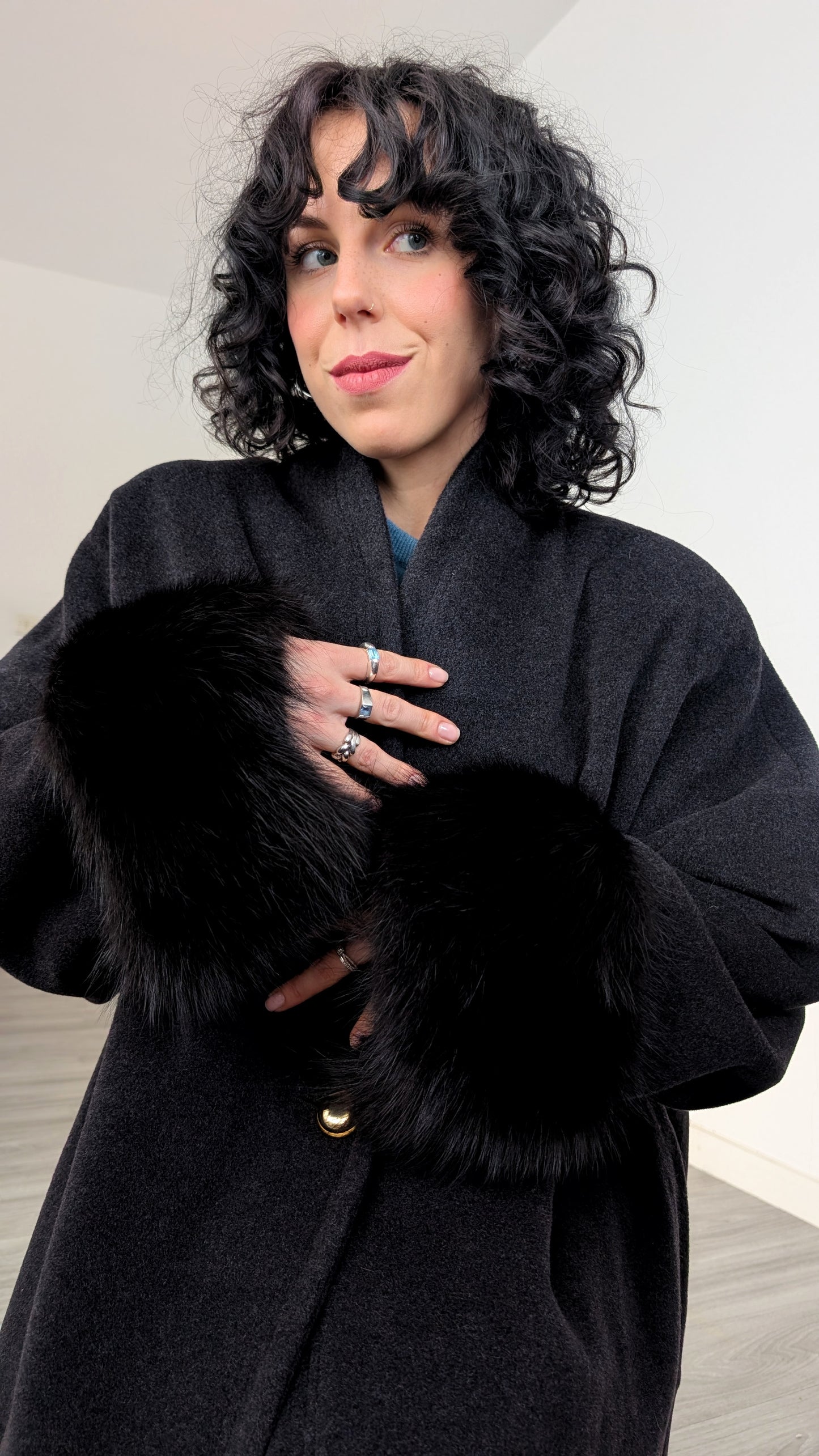 Manteau laine et cachemire italien du 40 au 44