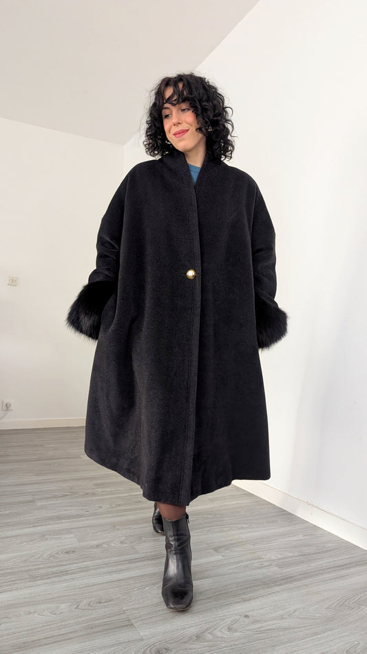 Manteau laine et cachemire italien du 40 au 44