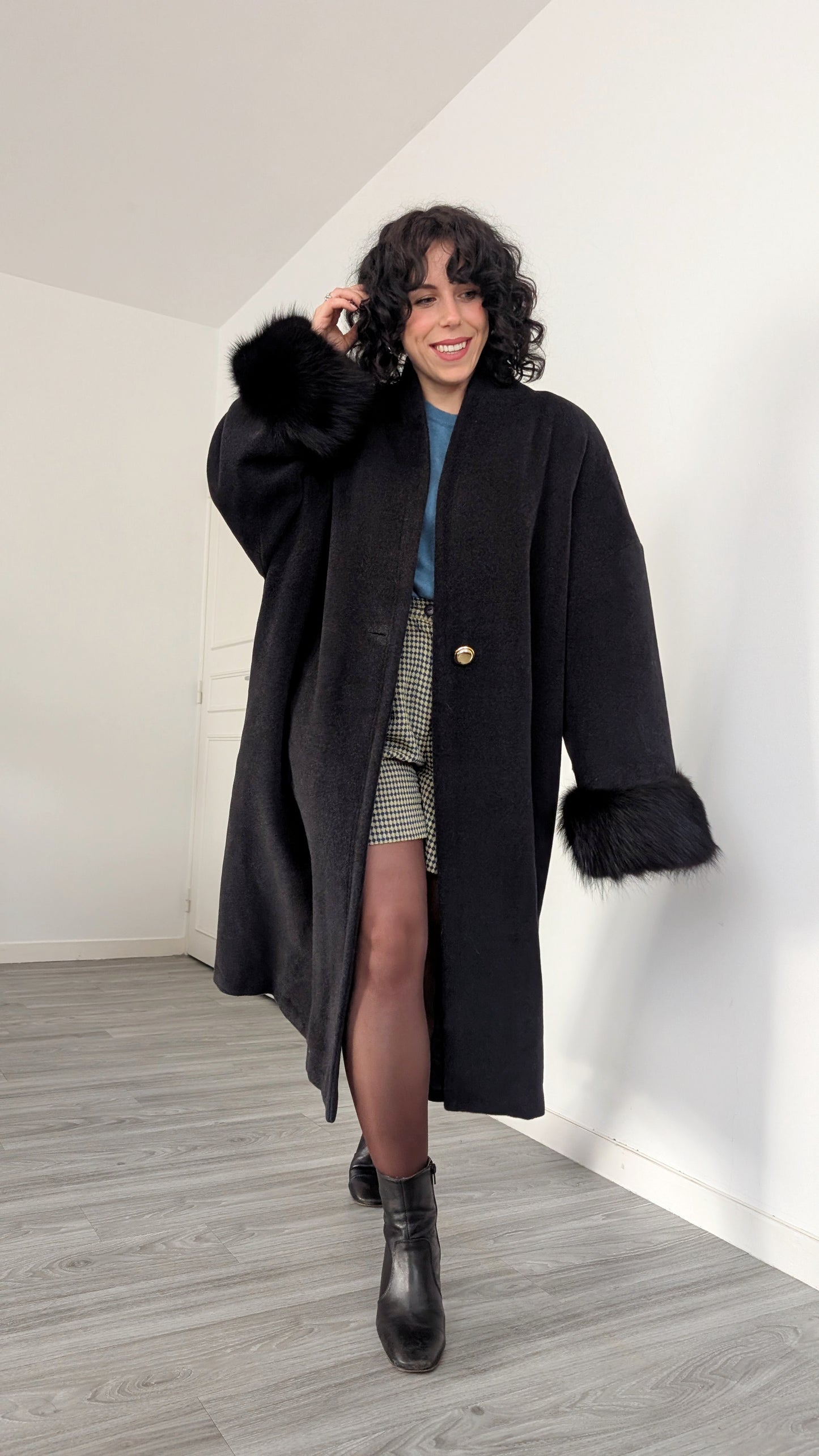 Manteau laine et cachemire italien du 40 au 44