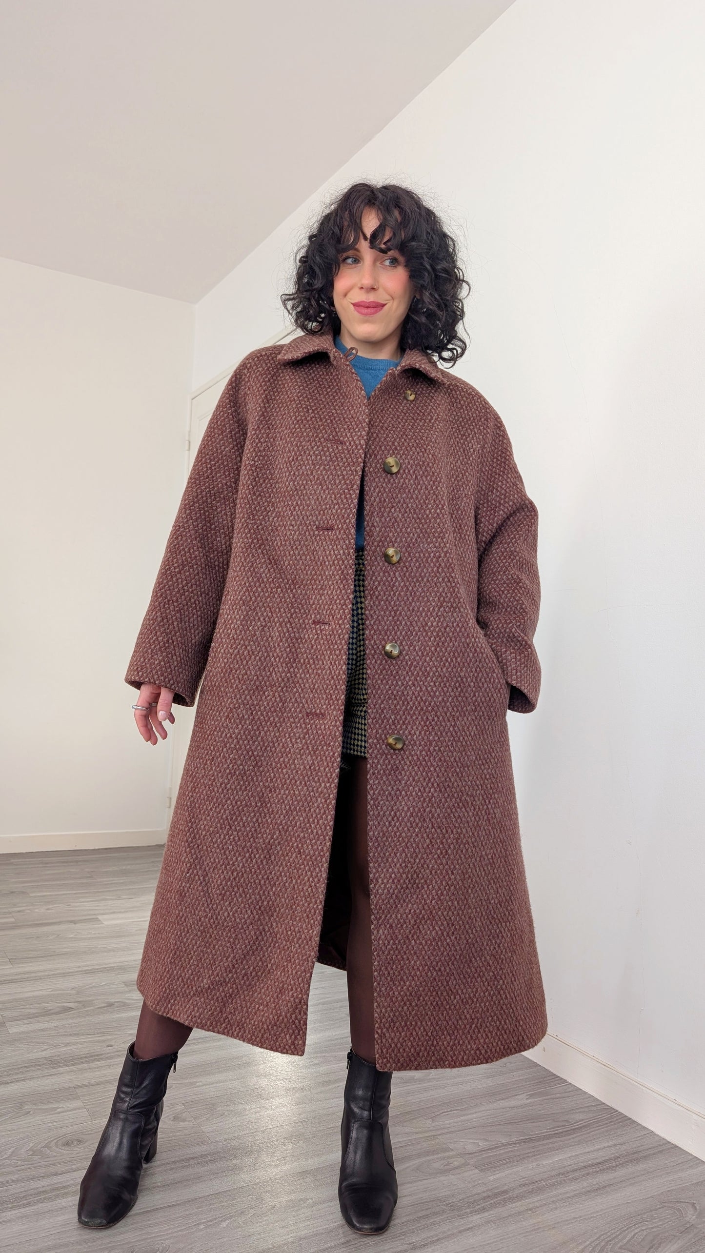 Manteau laine 60s taille du 34 au 42