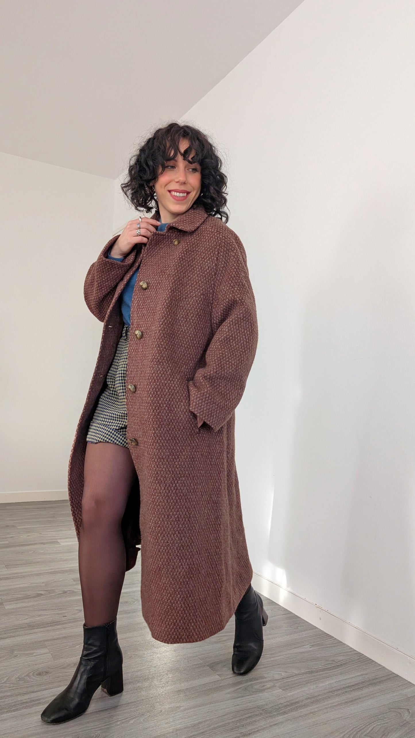 Manteau laine 60s taille du 34 au 42