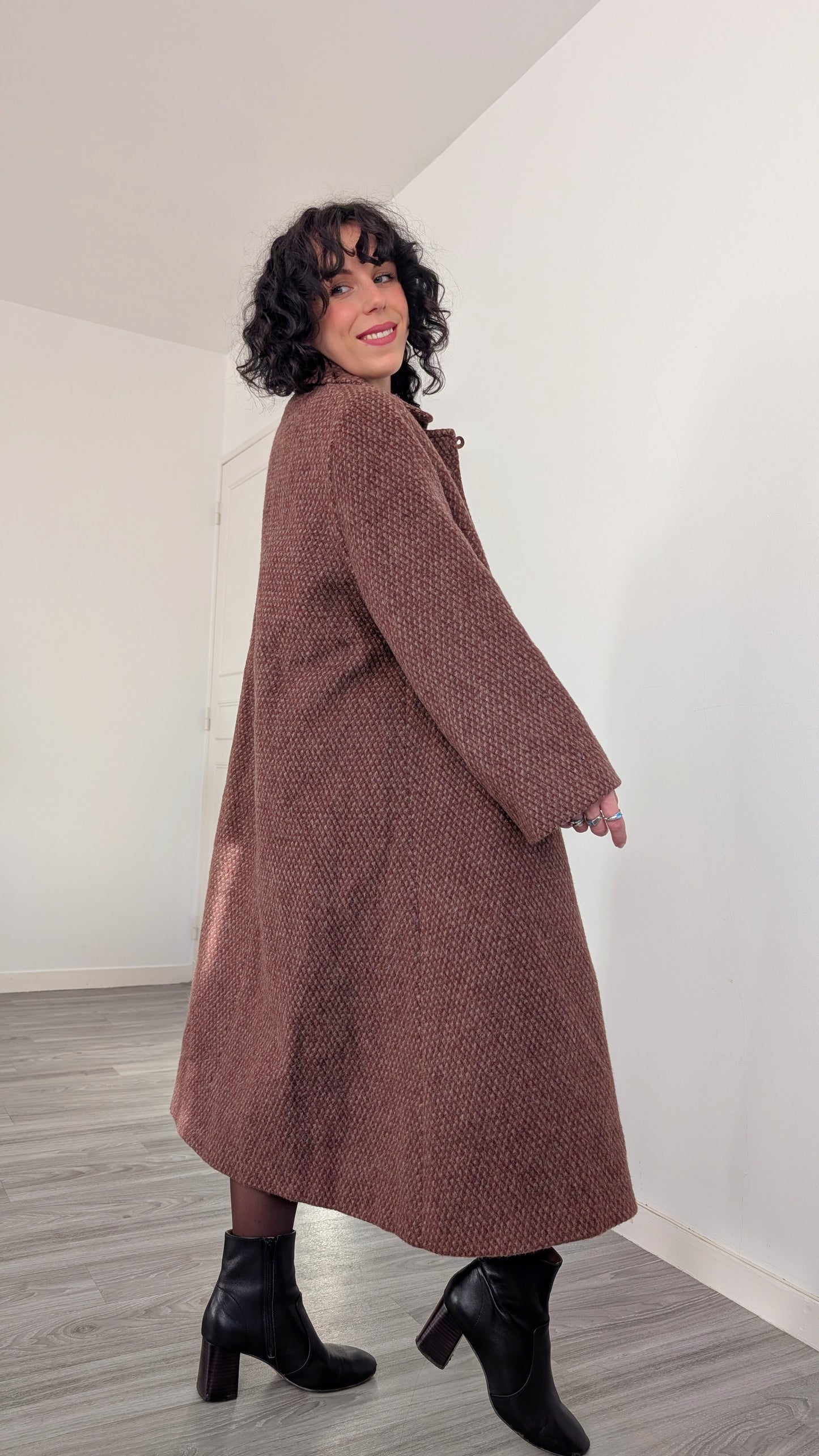 Manteau laine 60s taille du 34 au 42