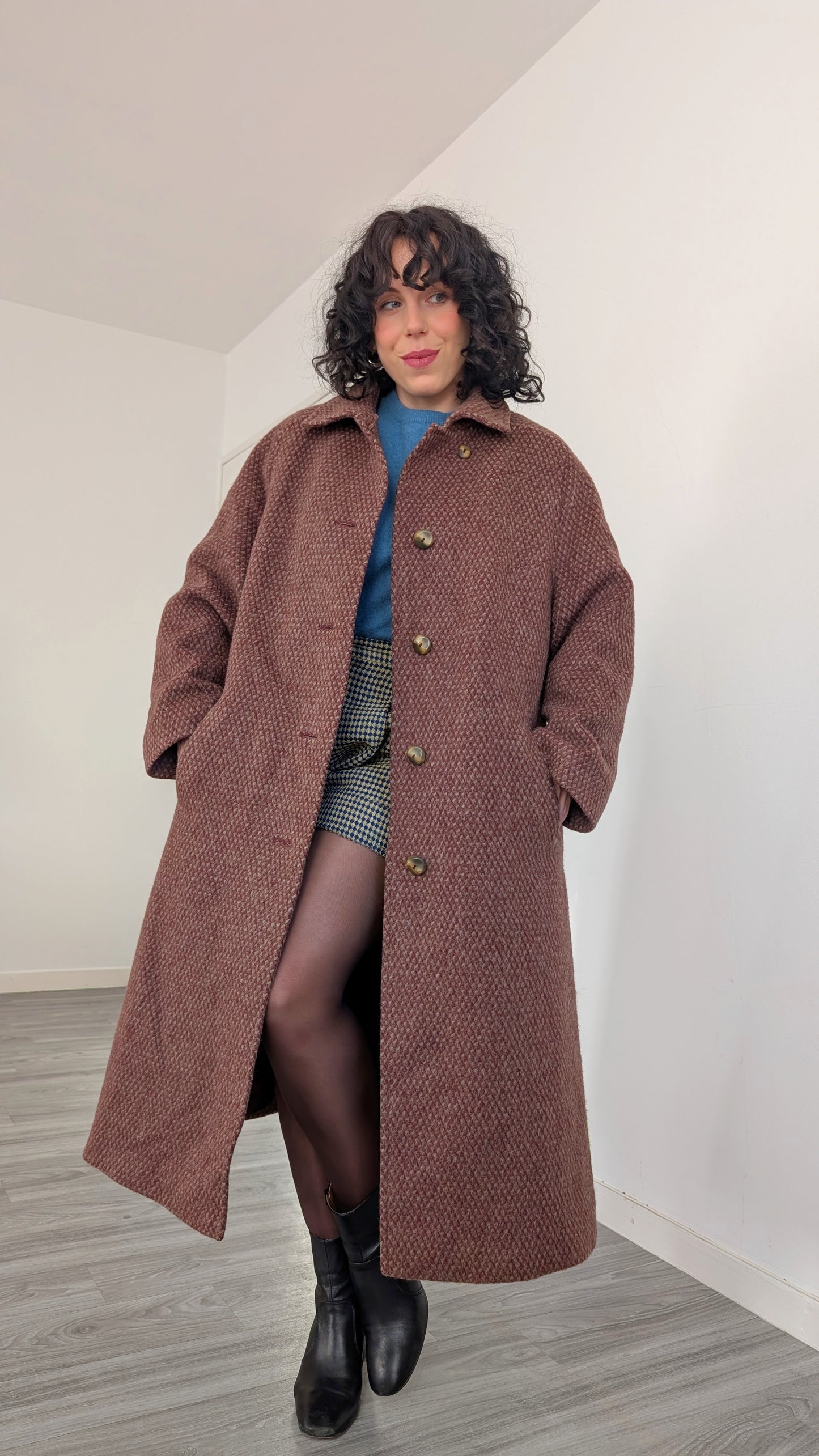 Manteau laine 60s taille du 34 au 42