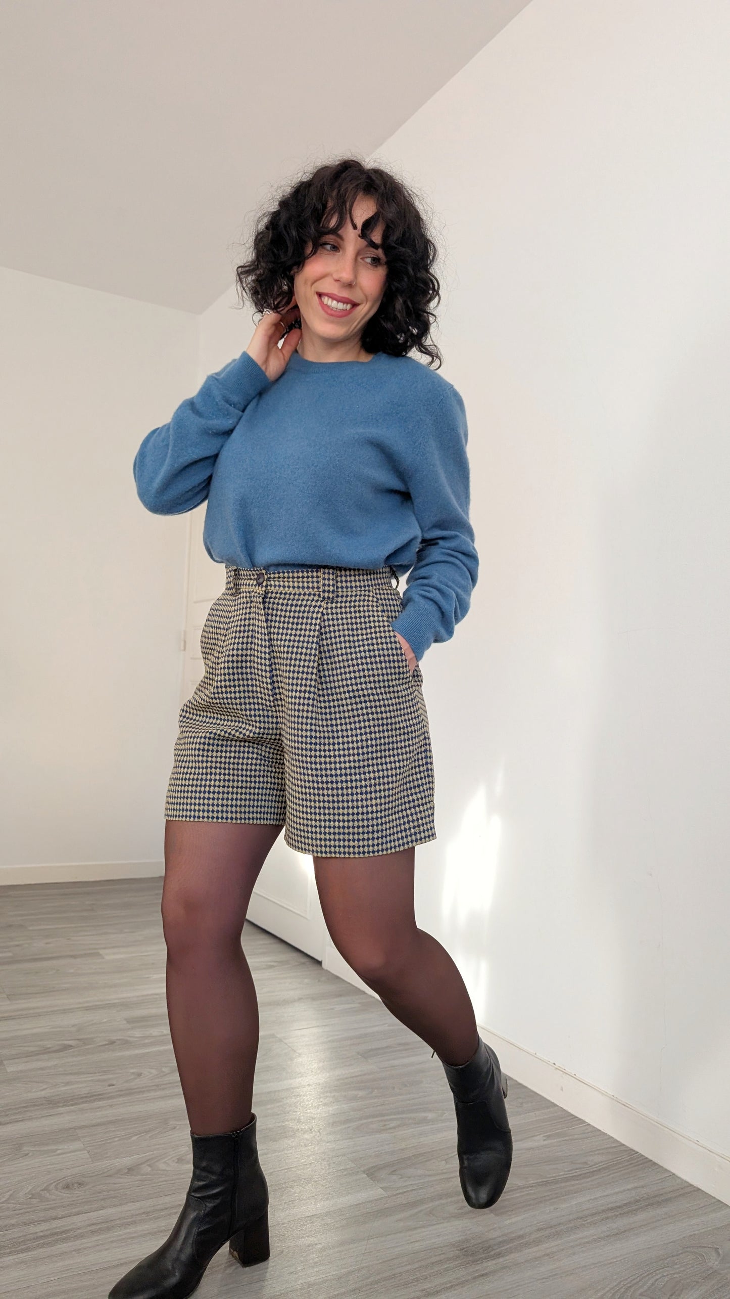 Short pure laine T36