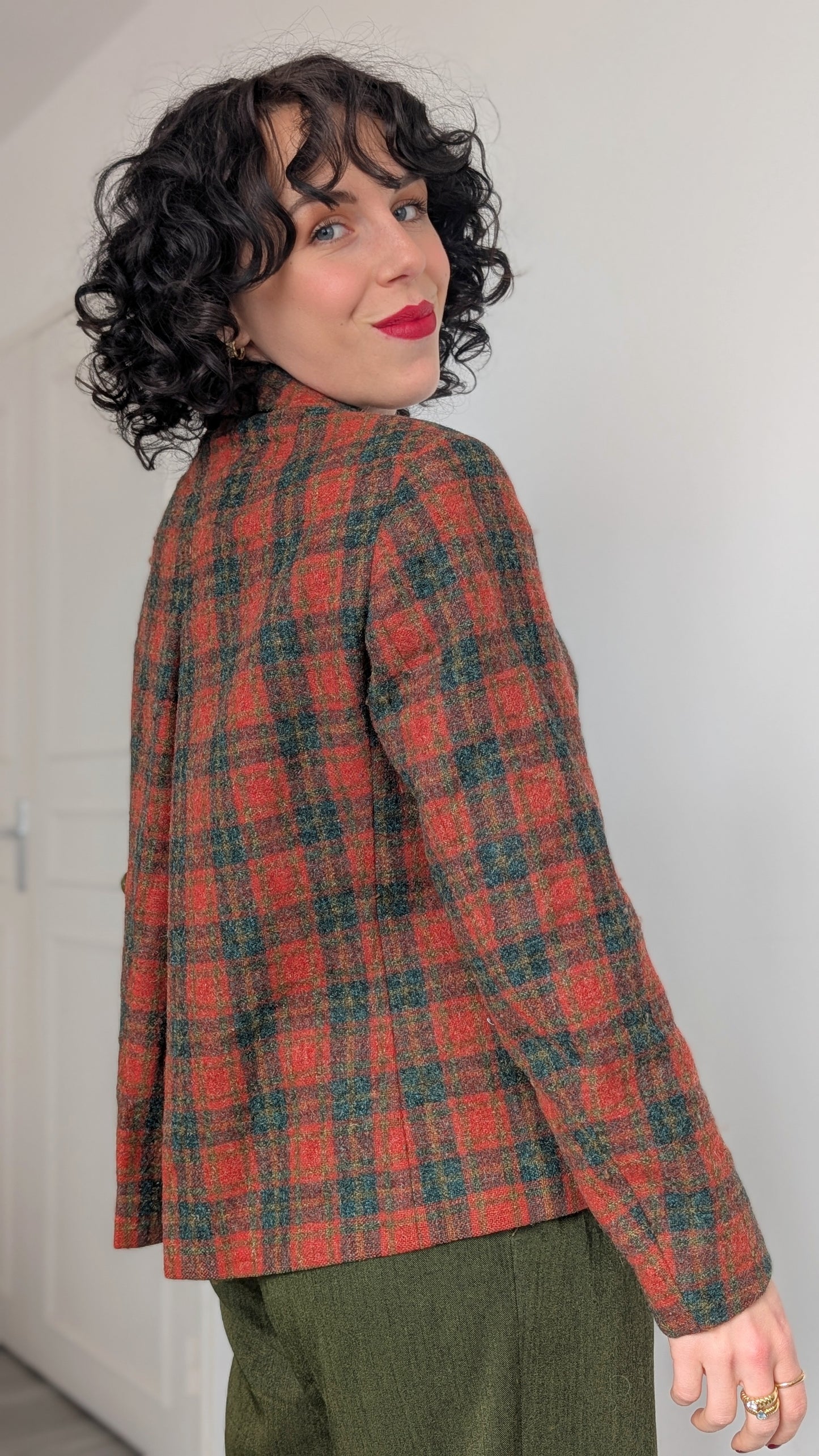 Manteau/veste laine 60s T38