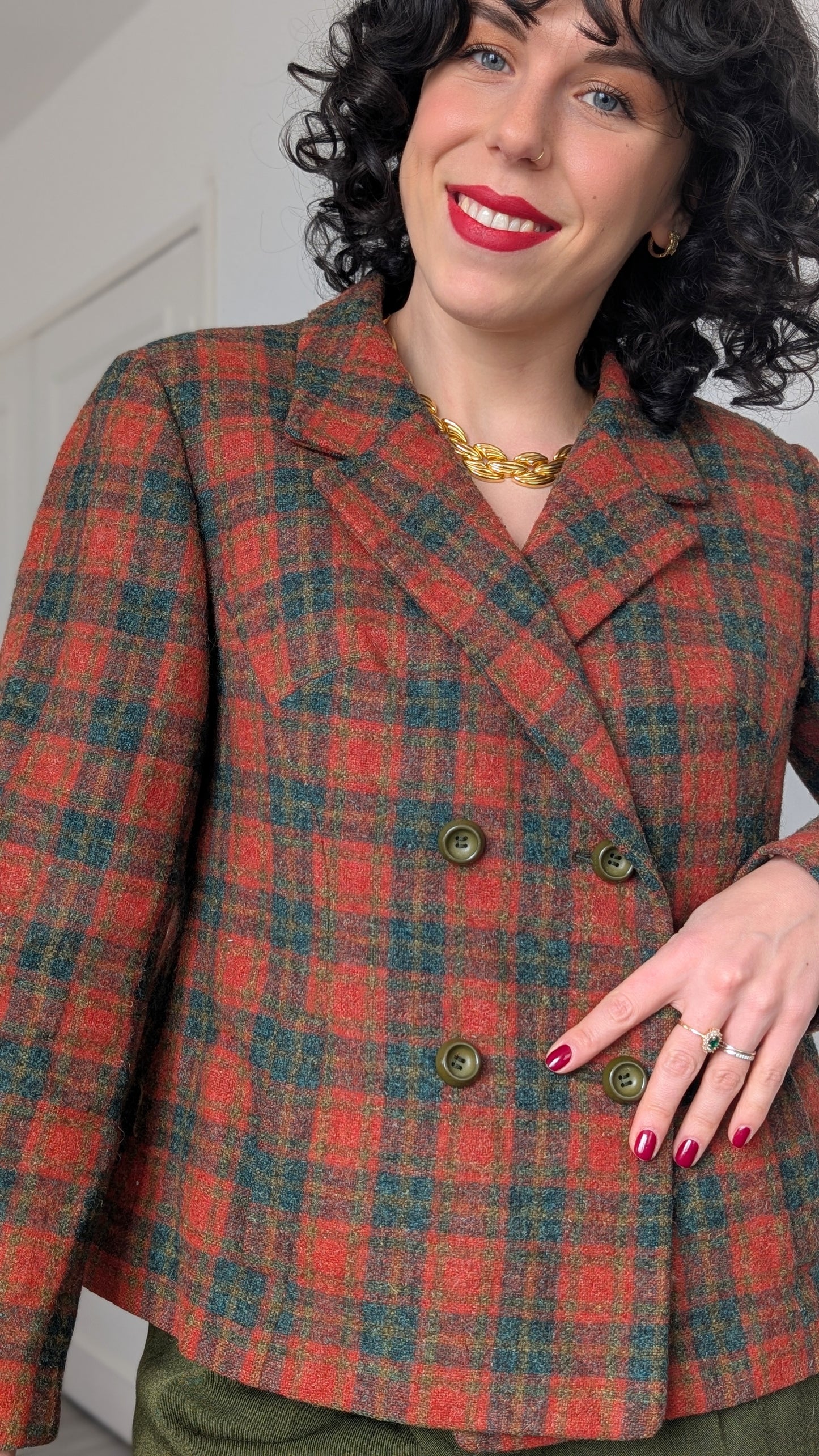 Manteau/veste laine 60s T38