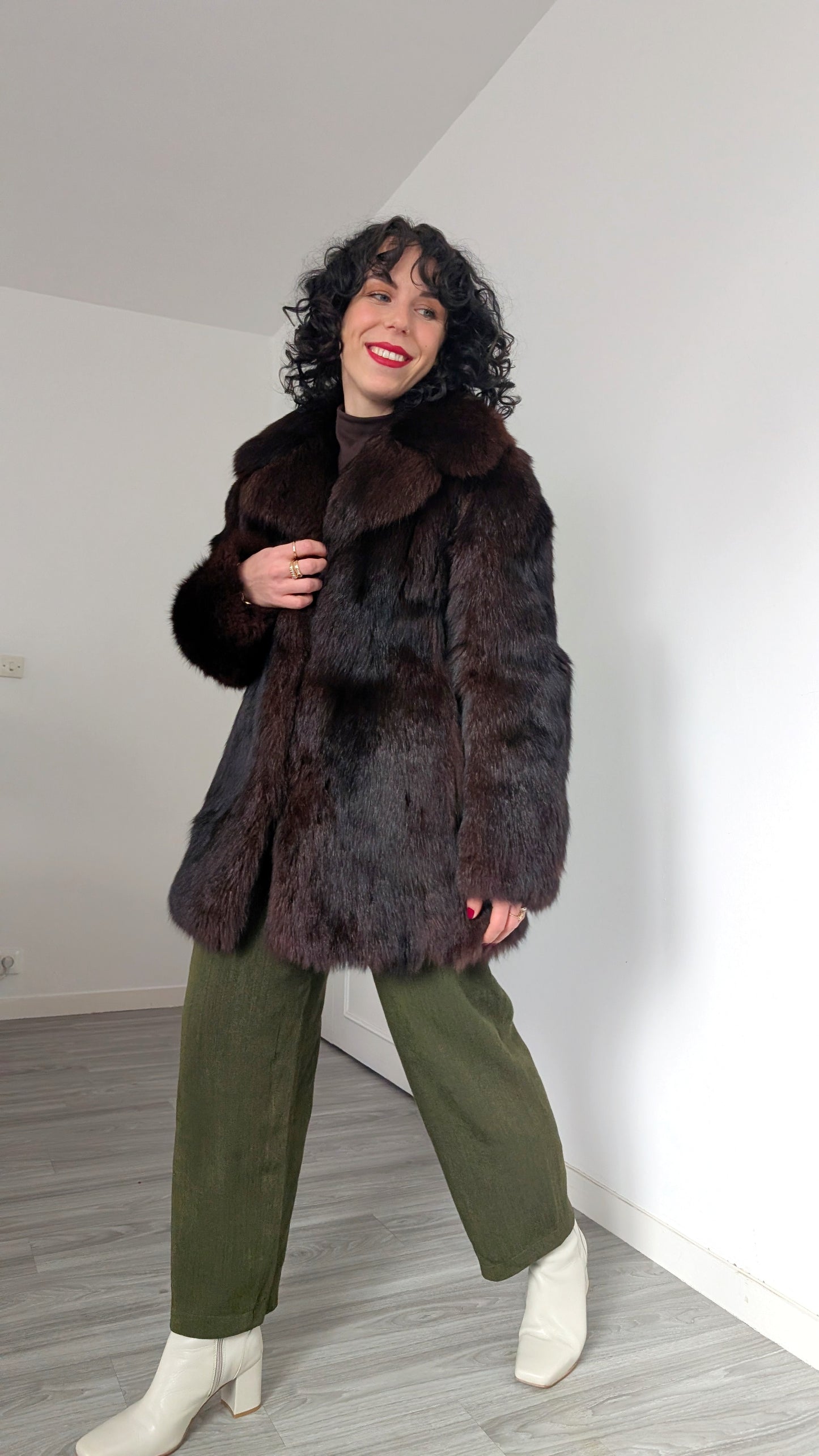 Manteau fourrure 70s T36