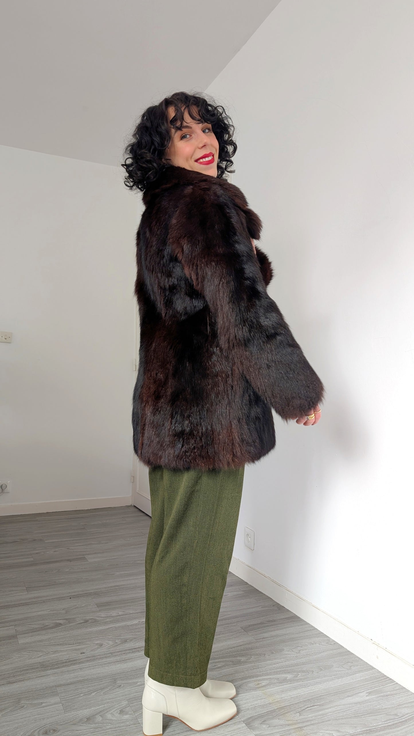 Manteau fourrure 70s T36