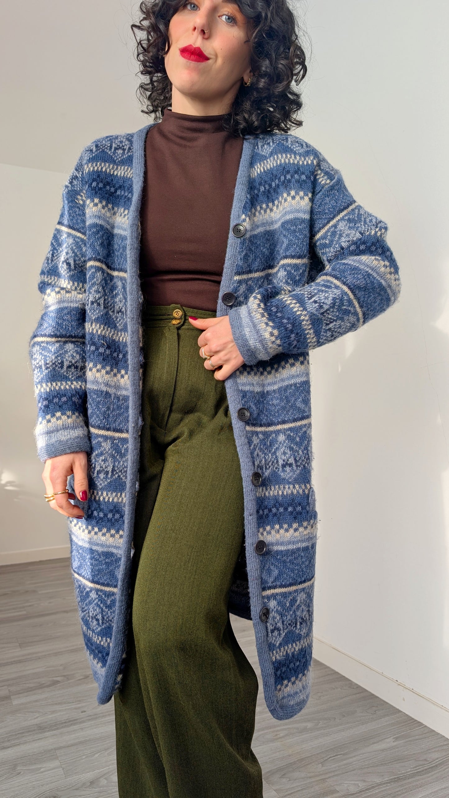 Cardigan pure laine T38-40