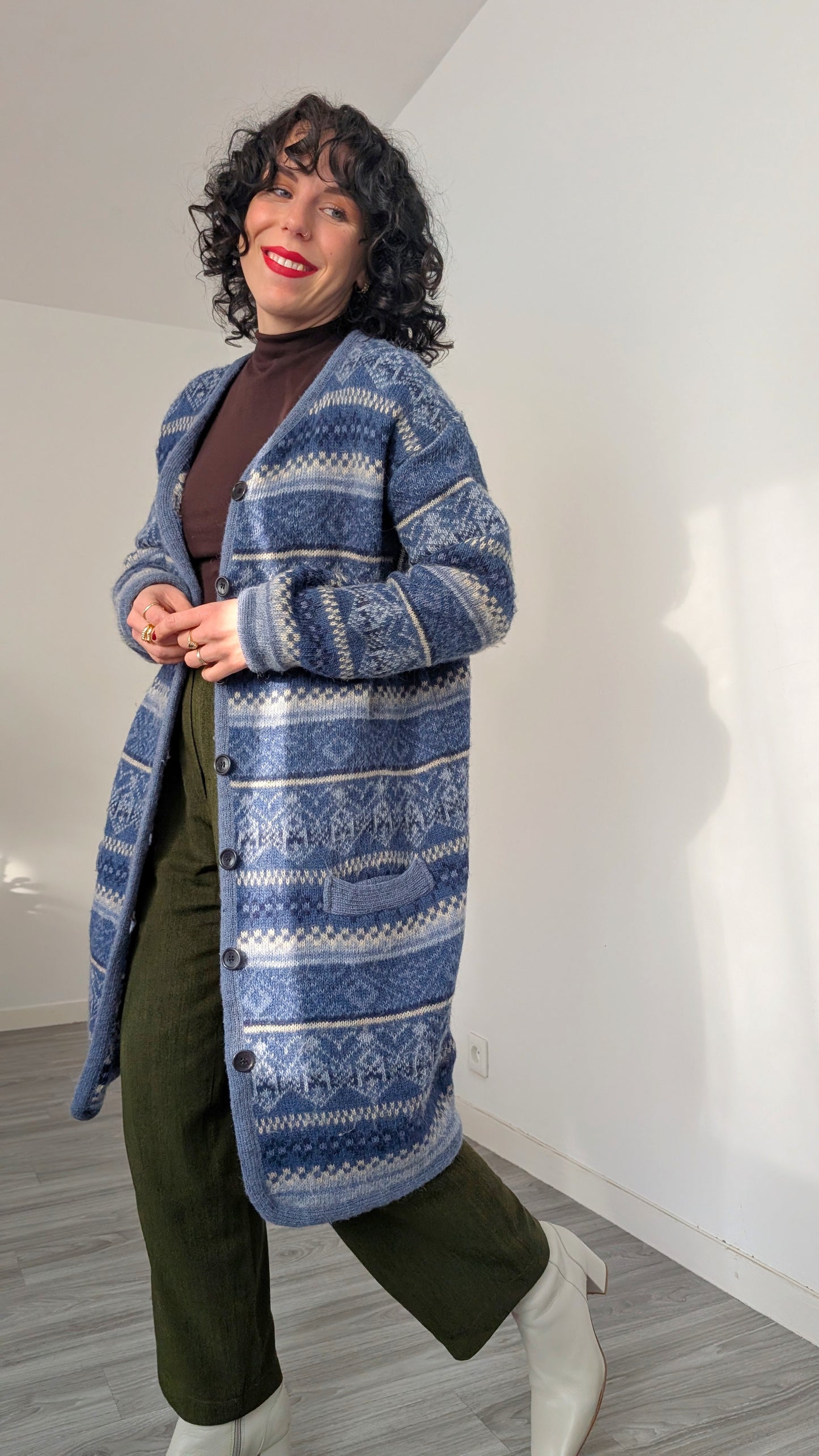 Cardigan pure laine T38-40