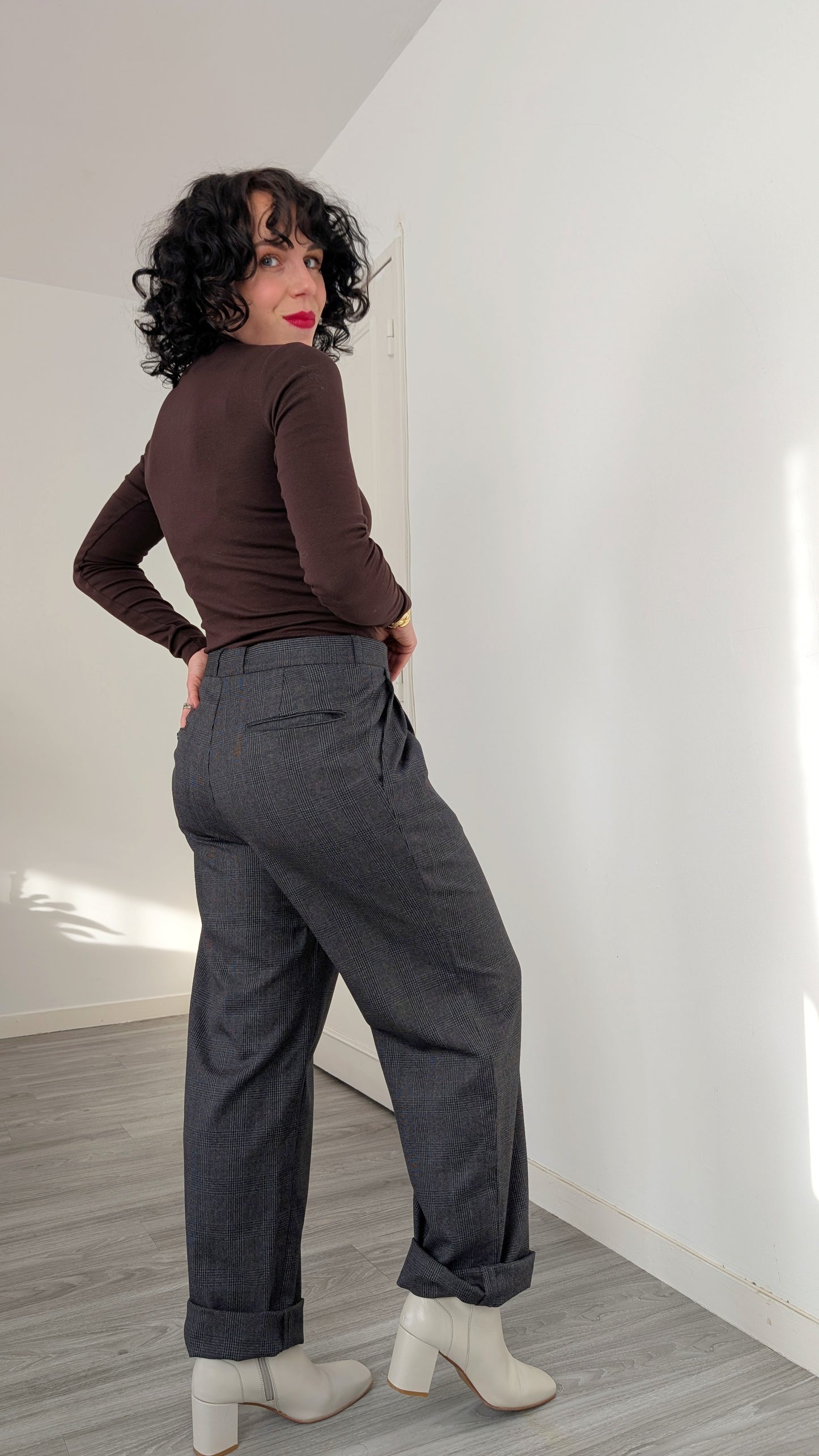 Pantalon masculin à pinces T36