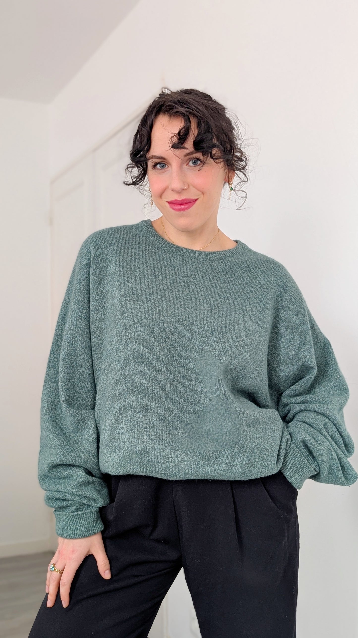 Pull laine et angora fabriqué en Ecosse du 34 au 44+