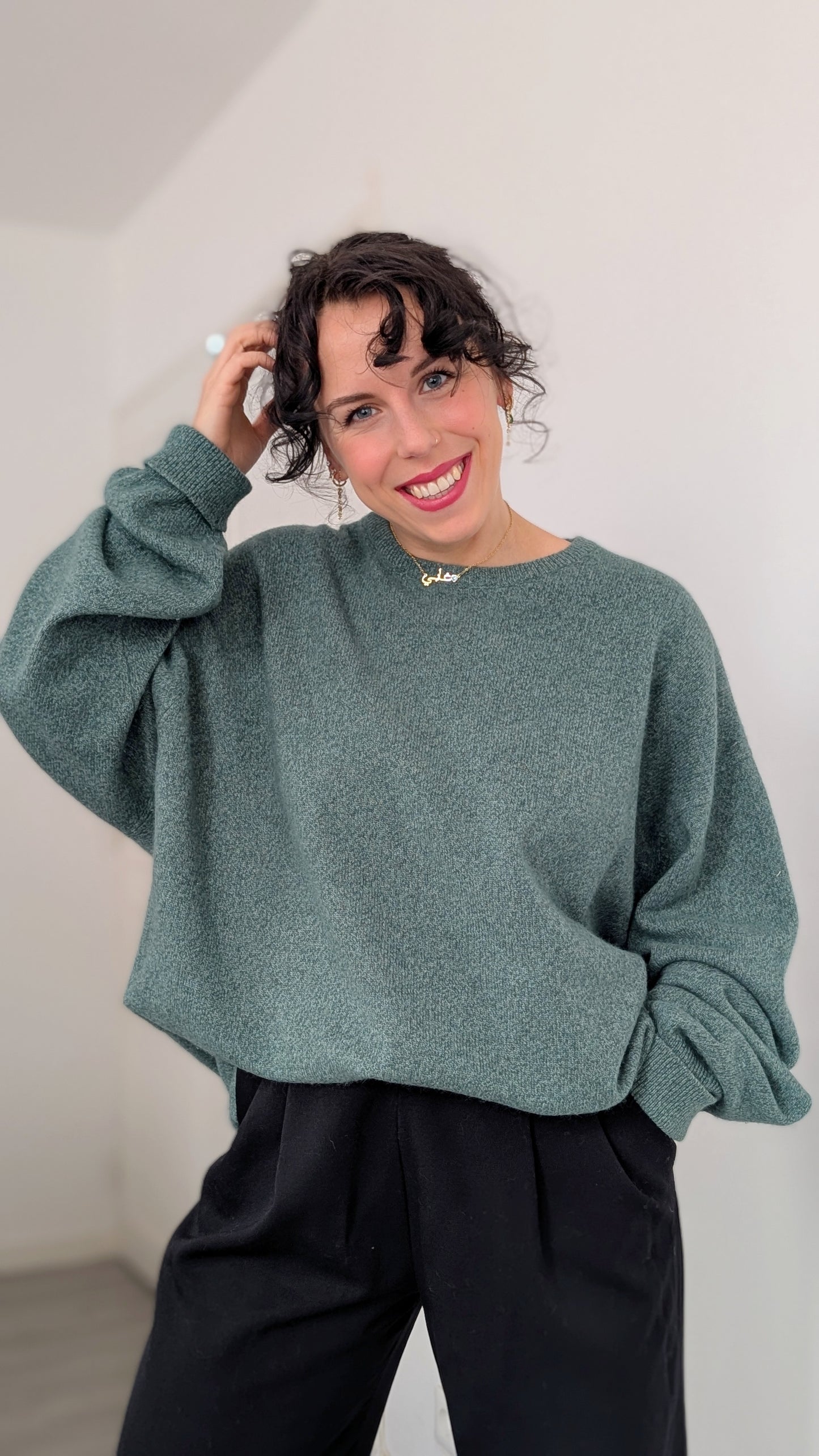 Pull laine et angora fabriqué en Ecosse du 34 au 44+