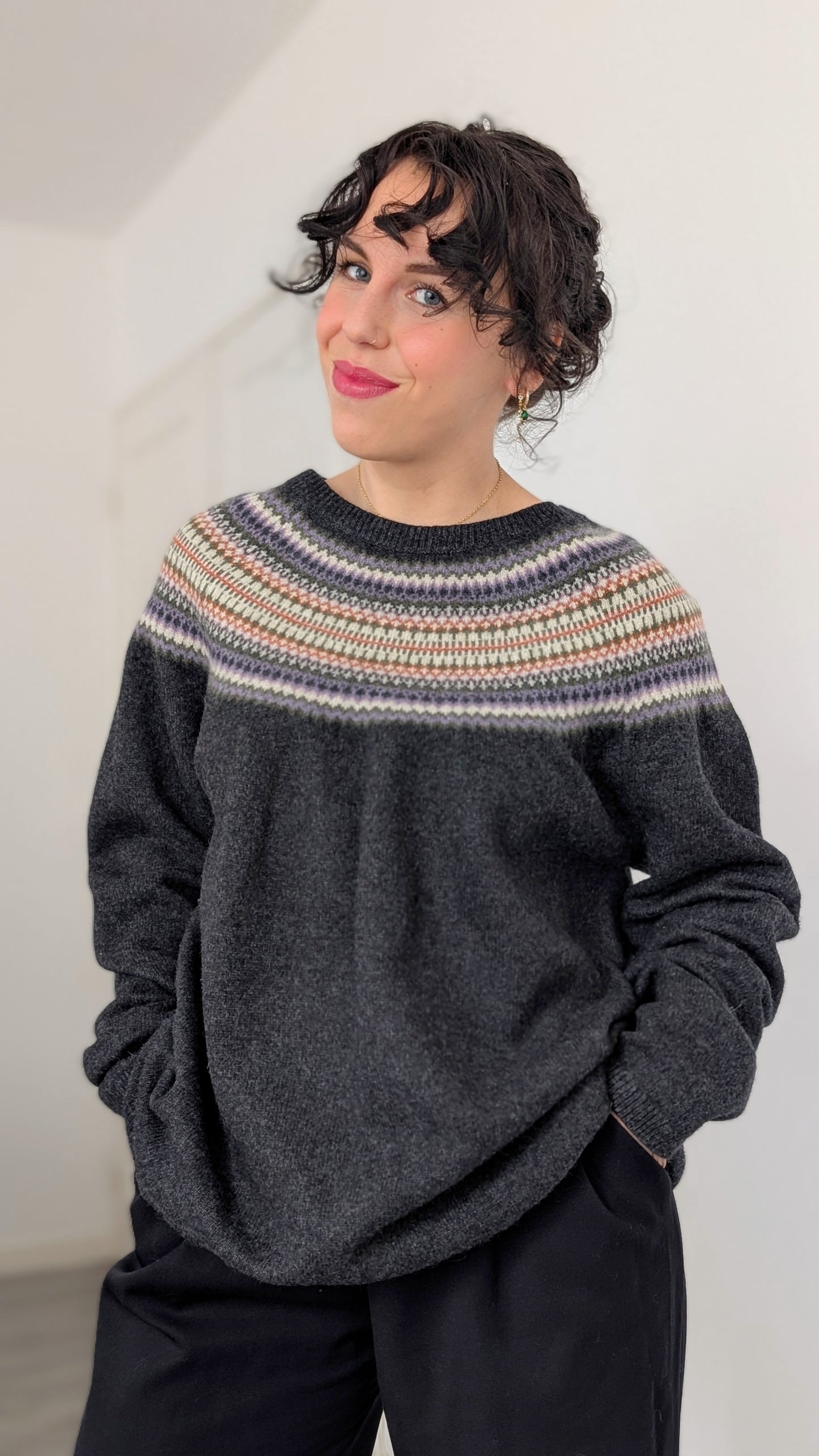 Pull style islandais en laine T40-42