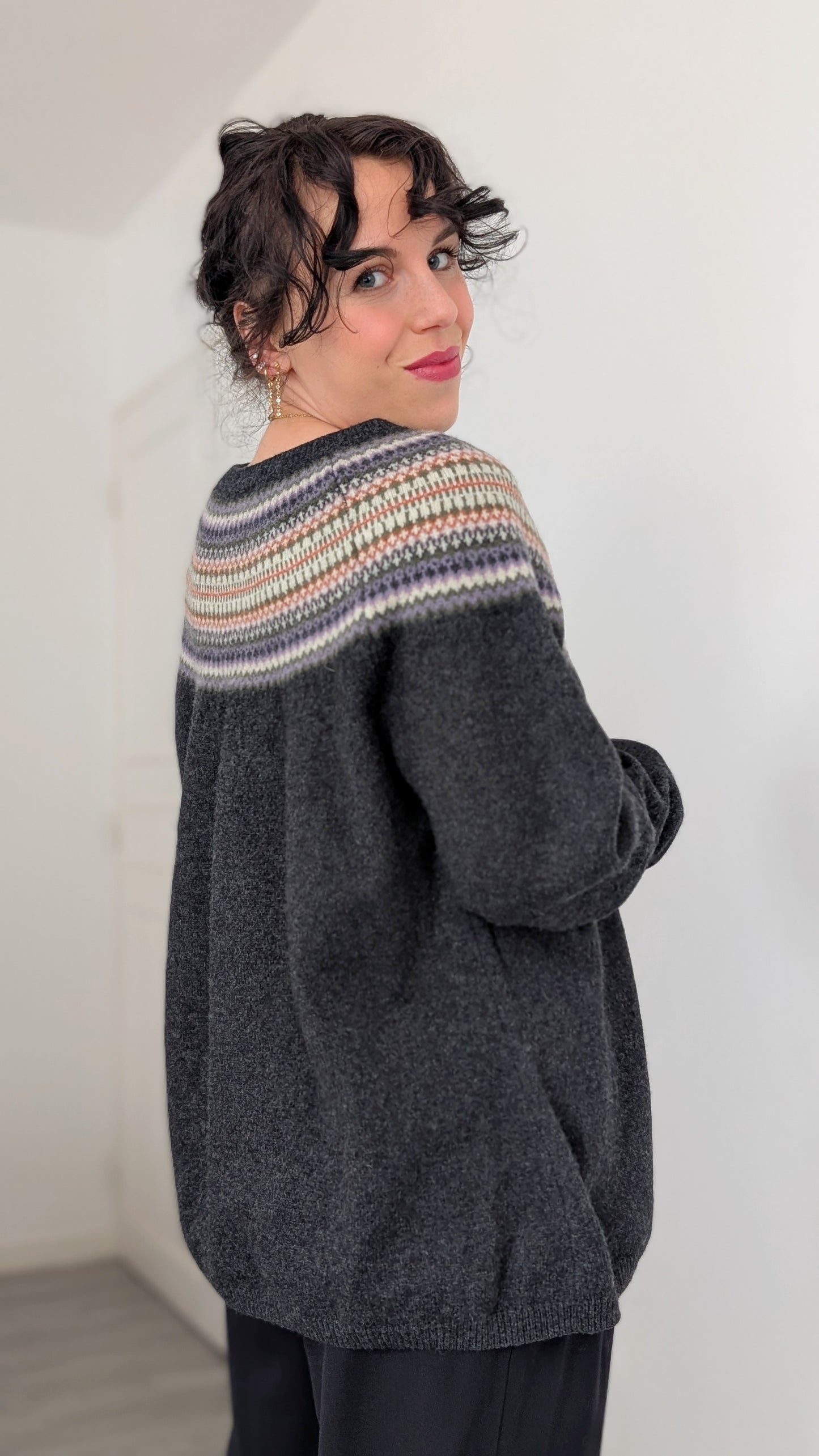 Pull style islandais en laine T40-42