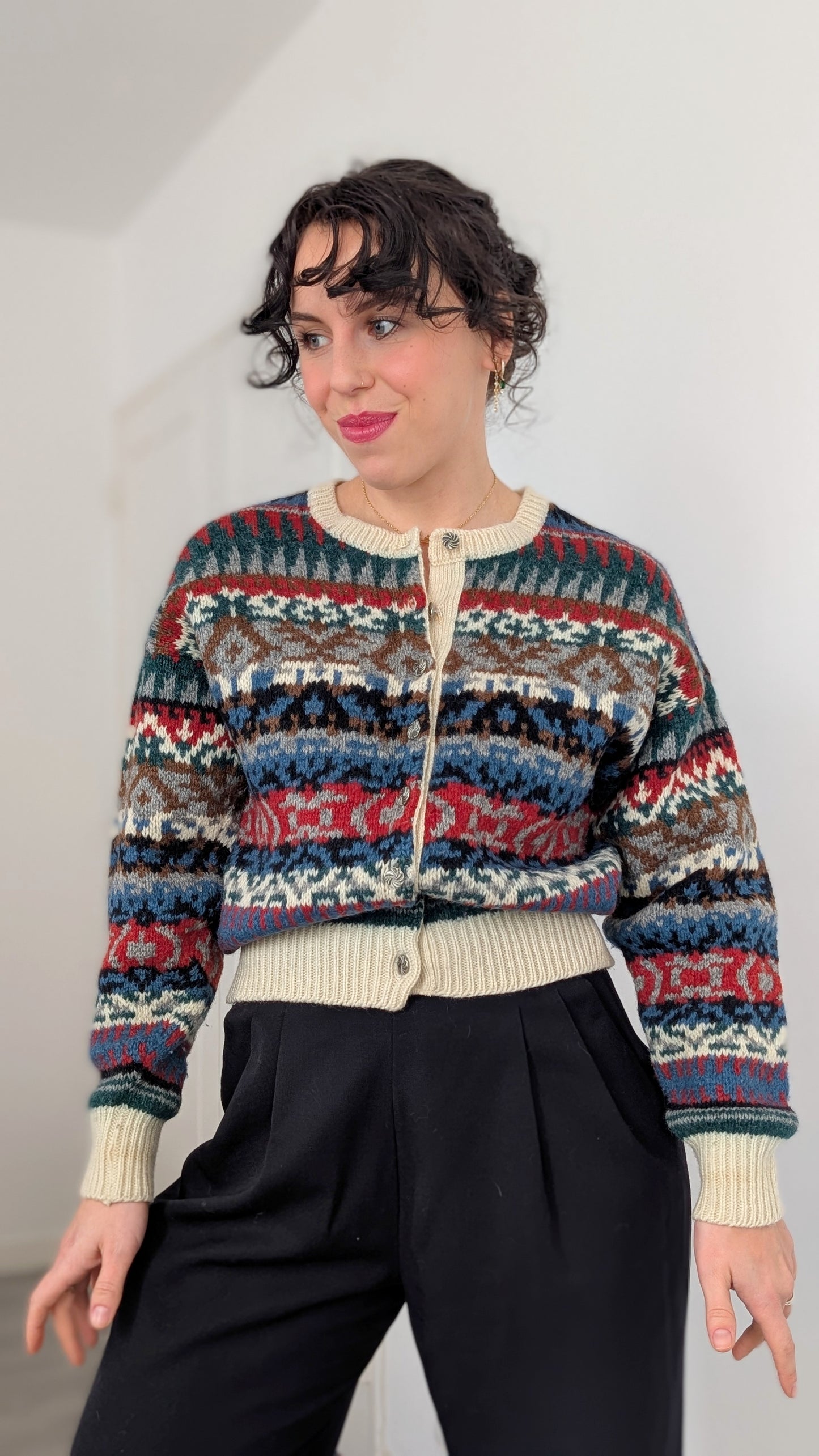 Cardigan pure laine made in France T36