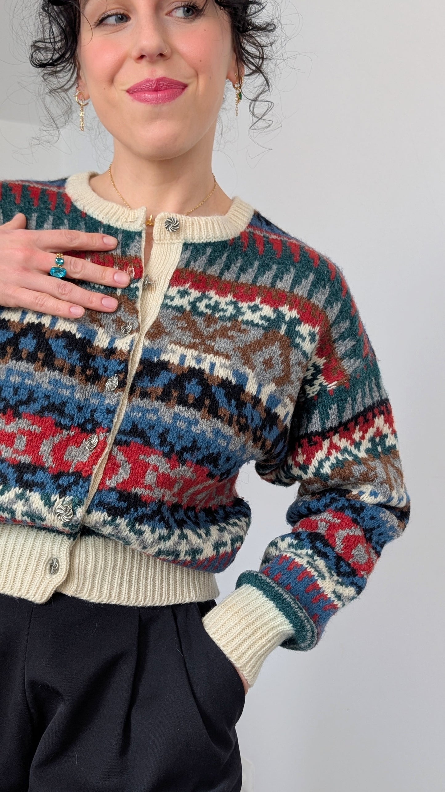 Cardigan pure laine made in France T36