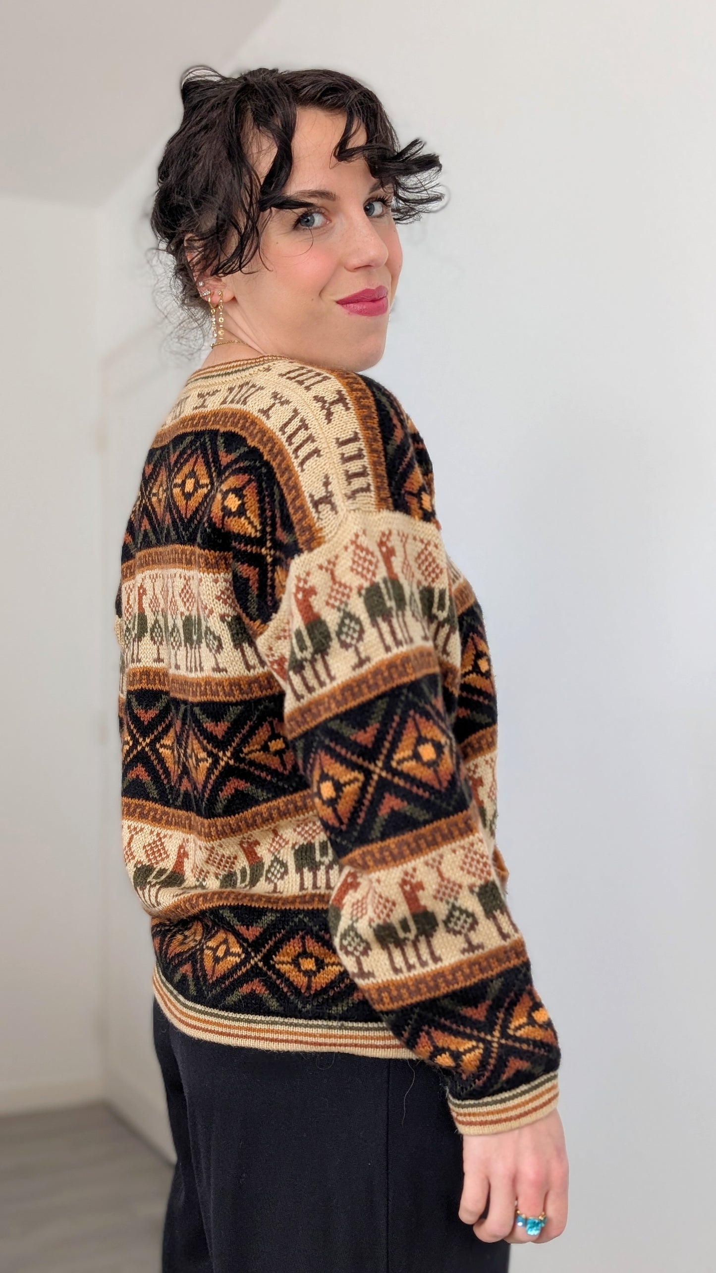 Cardigan 100% alpaca T40