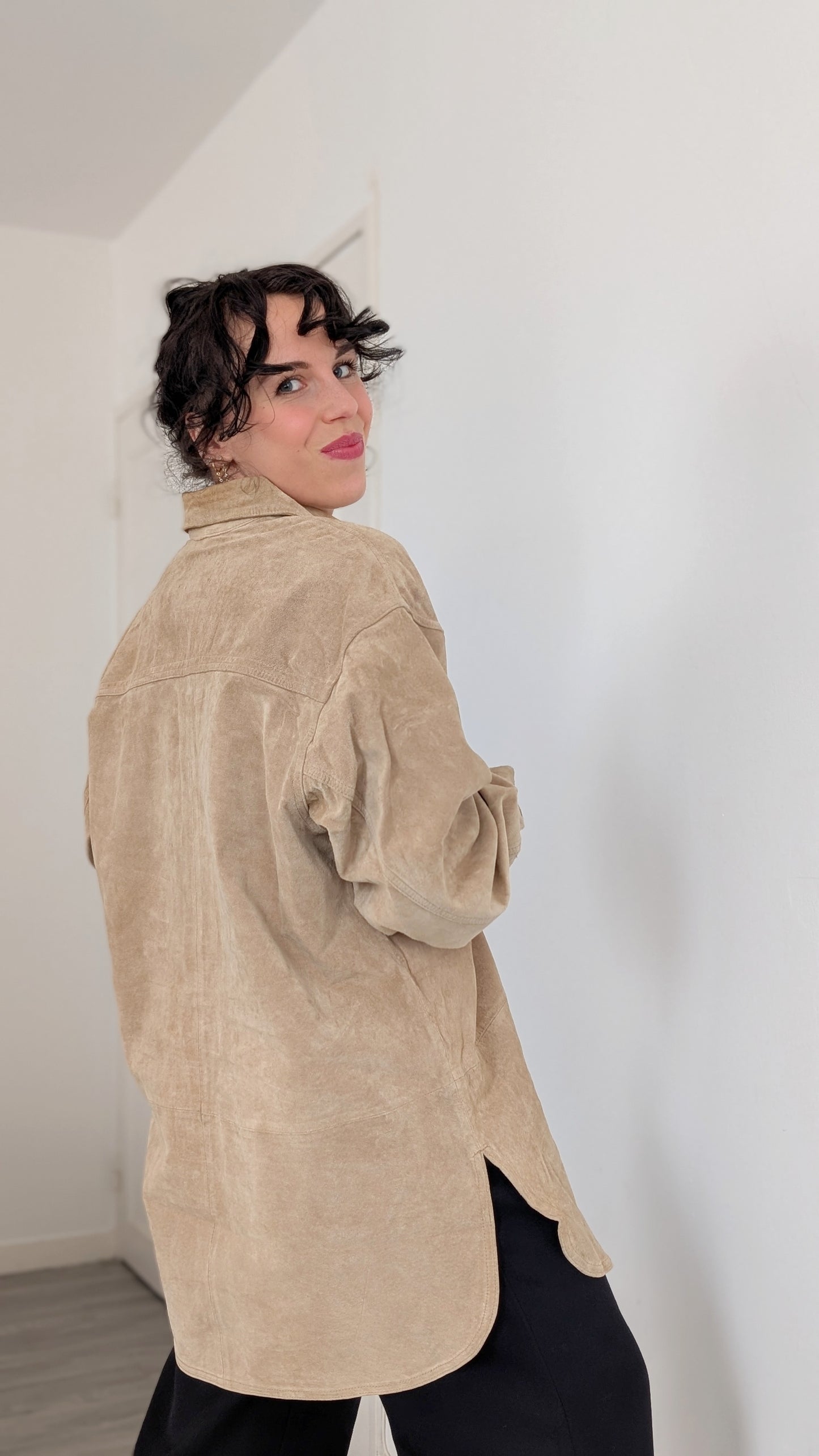 Chemise/veste daim du 34 au 44