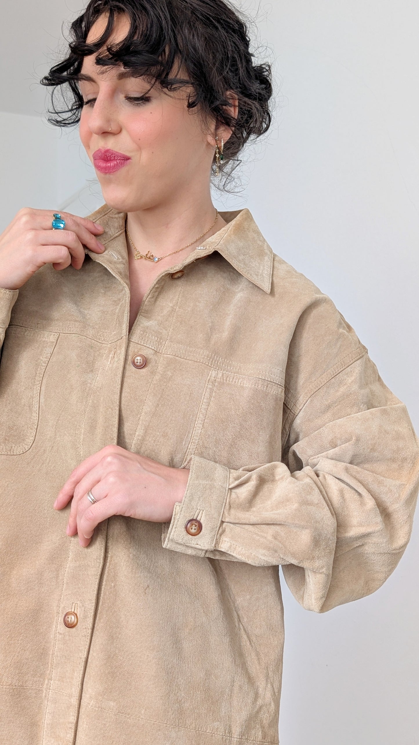 Chemise/veste daim du 34 au 44