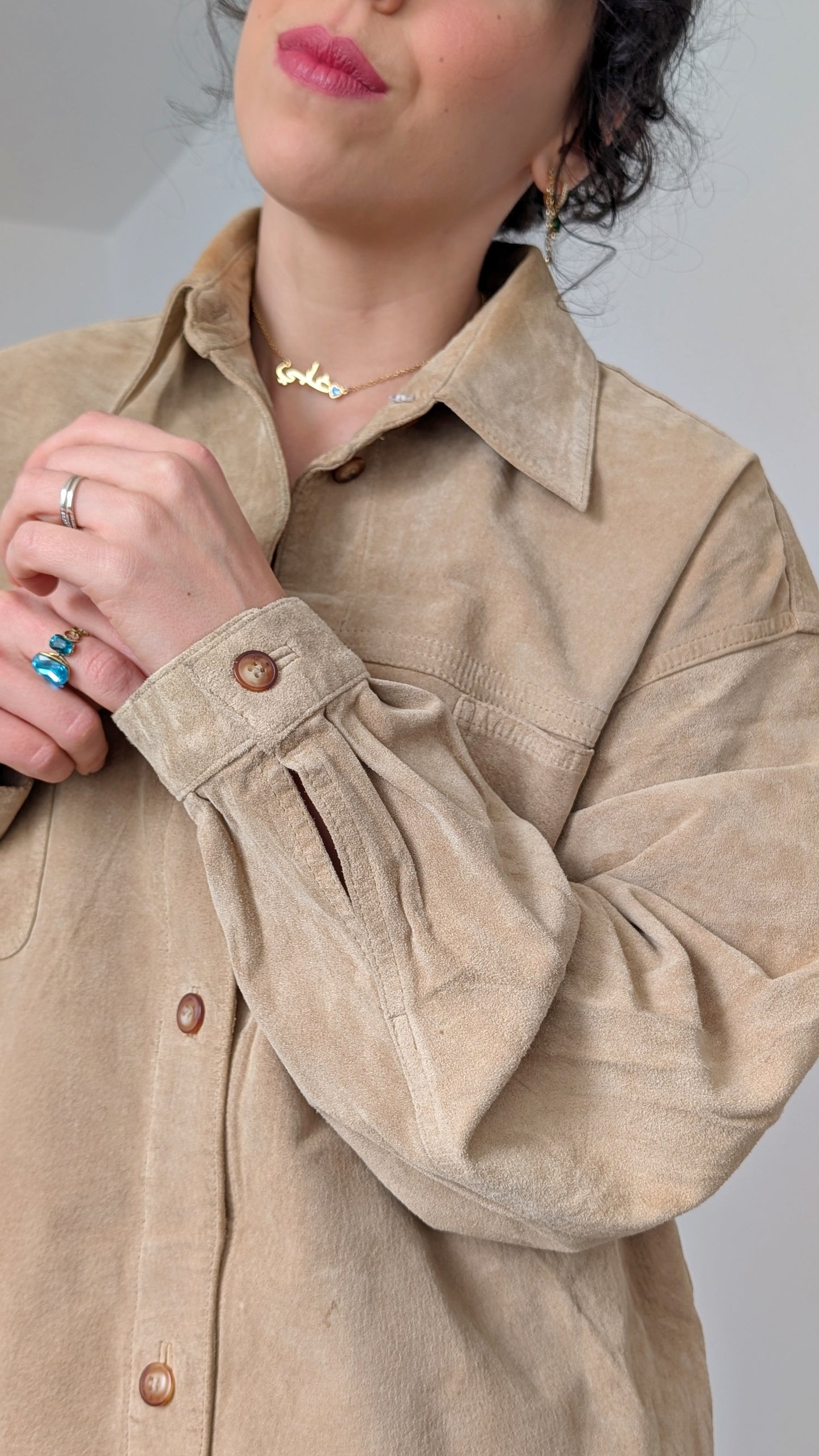 Chemise/veste daim du 34 au 44