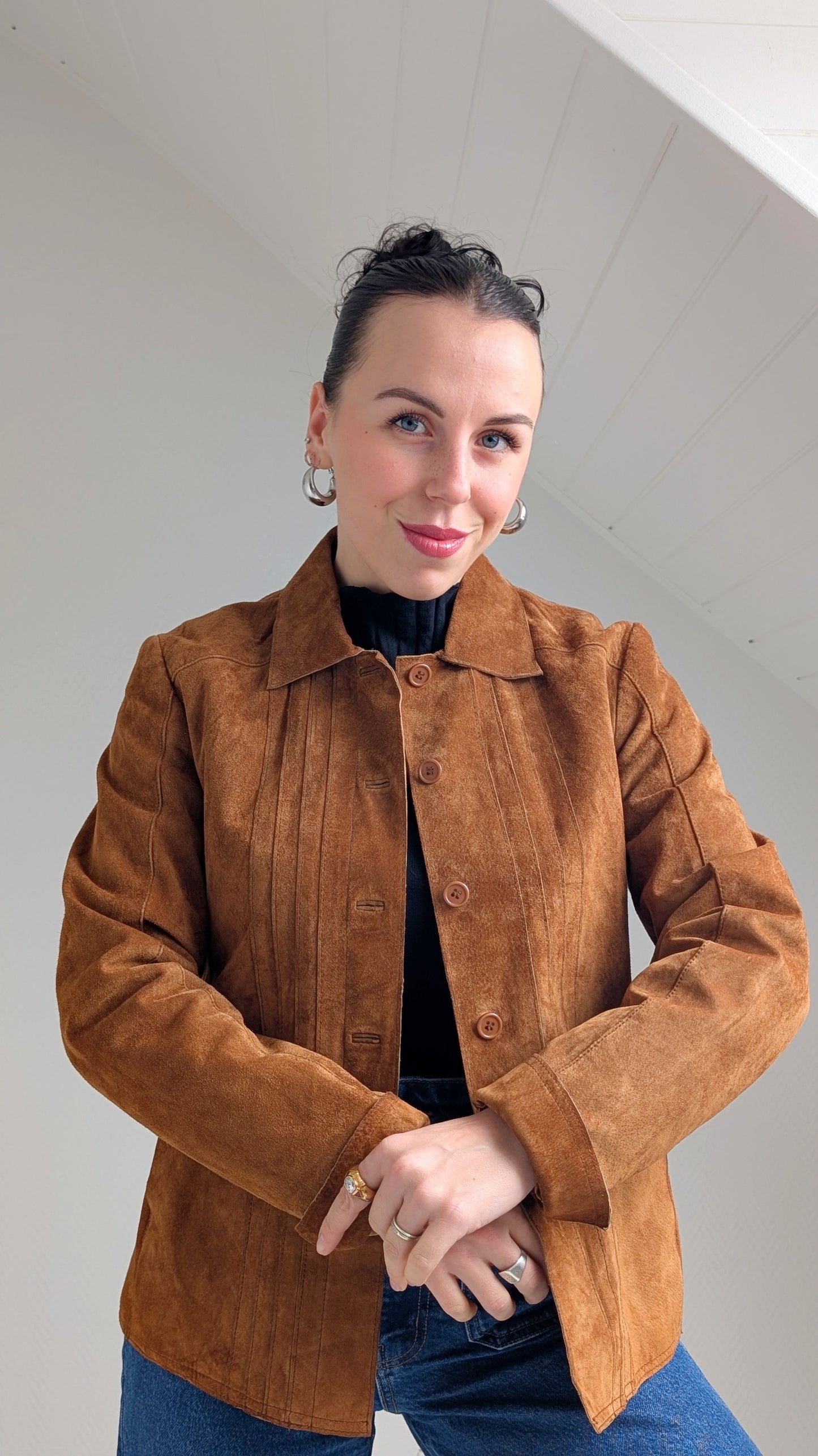 Veste/surchemise daim T36-38